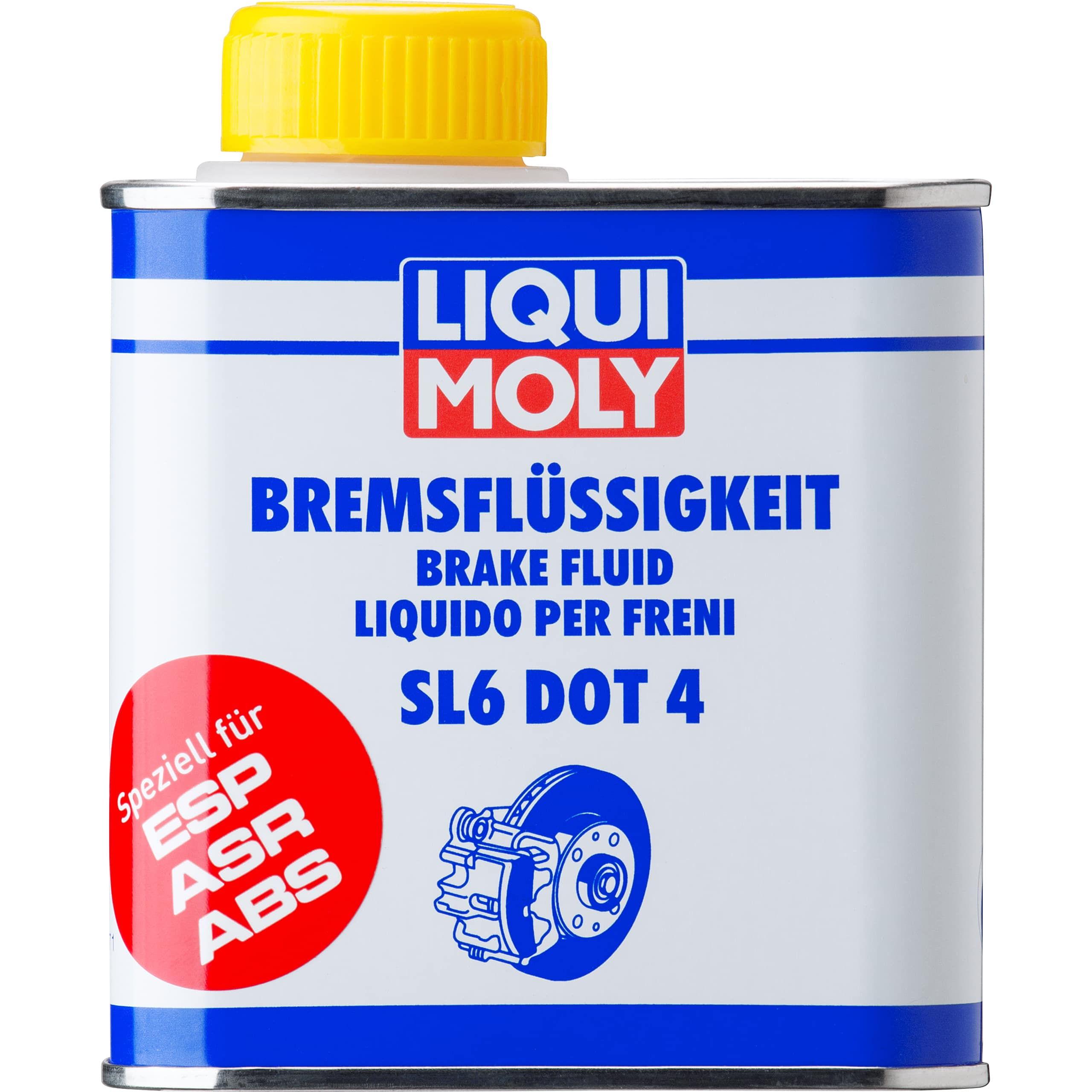 Liqui Moly-Bremsflüssigkeit Brake Fluid SL6 DOT 4 Glykol-5741711228000010