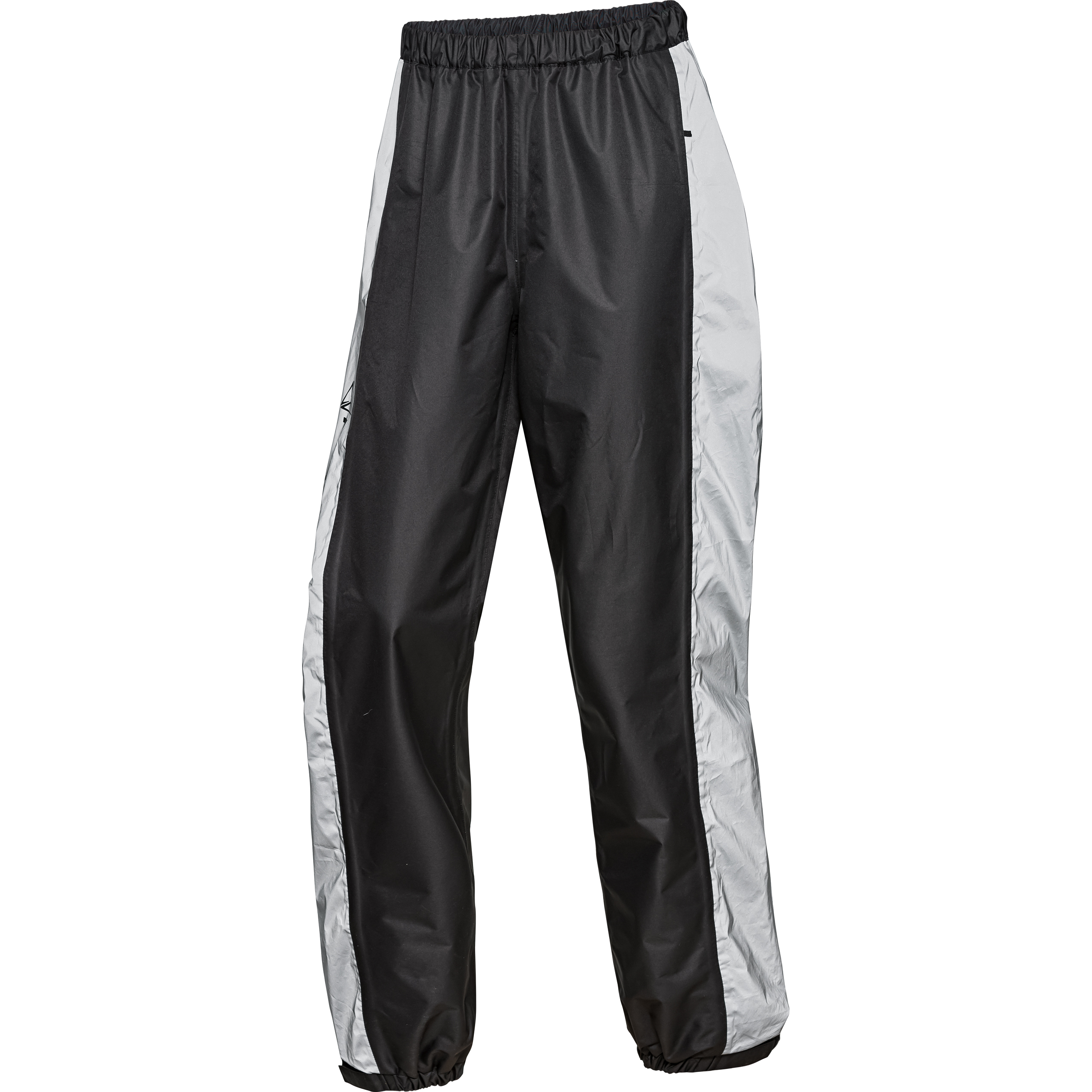 Pharao Tas WP Regenhose silber/schwarz L - Motorradbekleidung - Wetterschutzkleidung