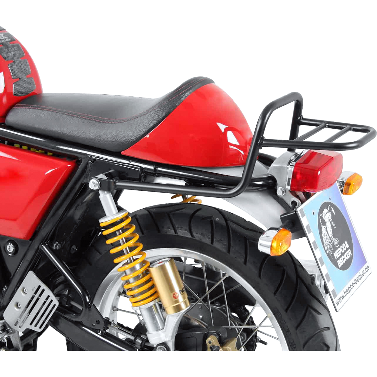 Hepco & Becker Rohrgepäckbrücke schwarz für Royal Enfield Continental GT535 - Motorradzubehör - Motorradgepäck