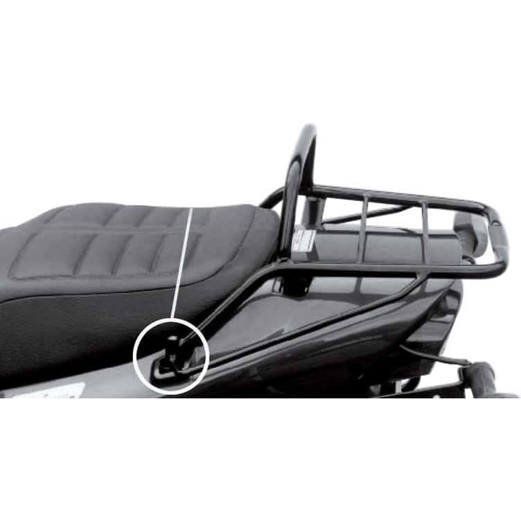 Hepco & Becker Rohrgepäckbrücke TC schwarz für Yamaha XJ 600 S/N 1991-1995 - Motorradzubehör - Motorradgepäck