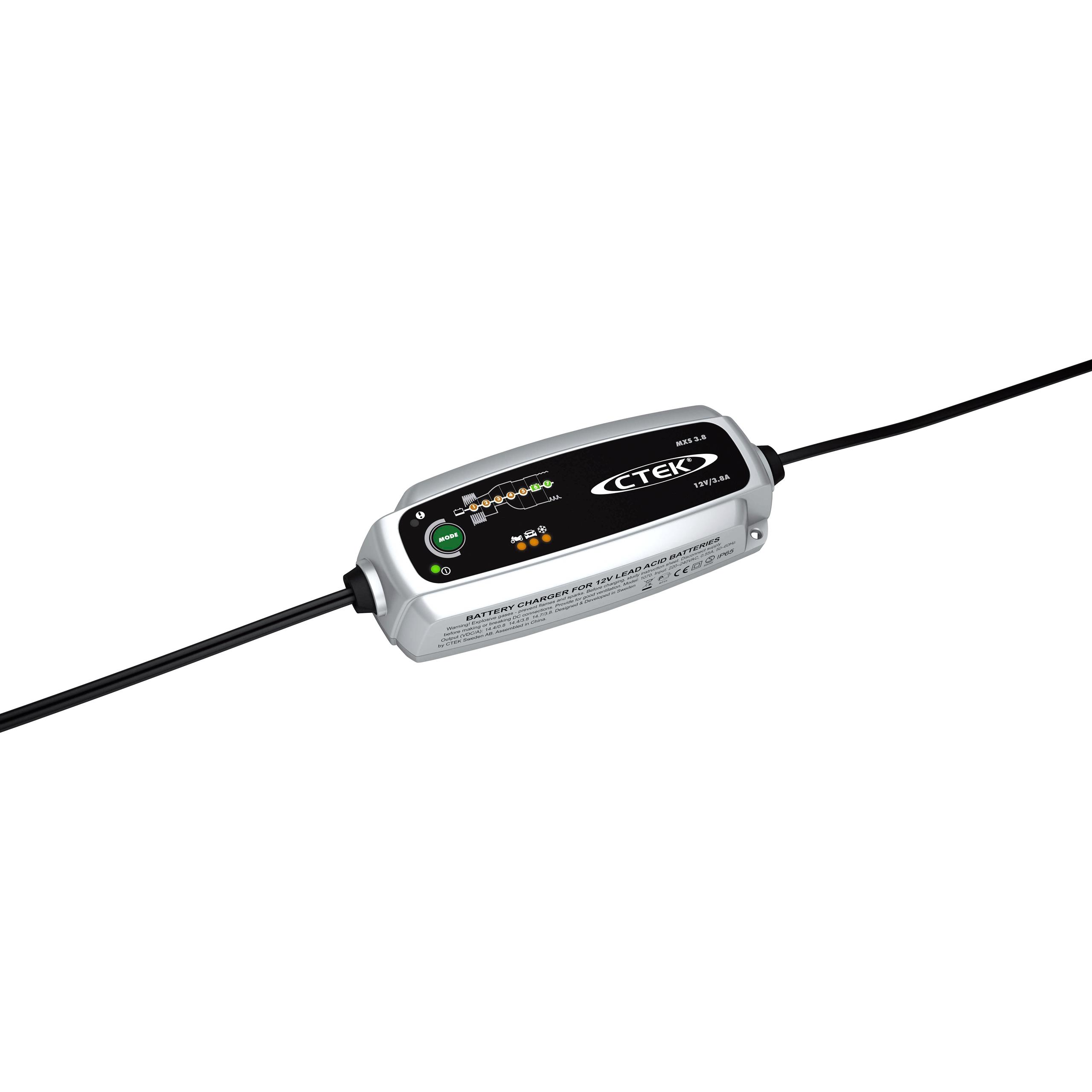 CTEK-Batterieladegerät MXS 3.8, 12V 3,8A, für Blei-Säure-5692211184000500