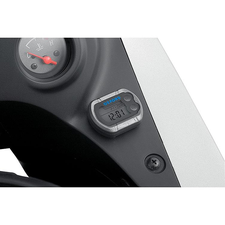 Oxford-Digiclock Cockpit-Uhr mit Temperaturanzeige-5527131066002050
