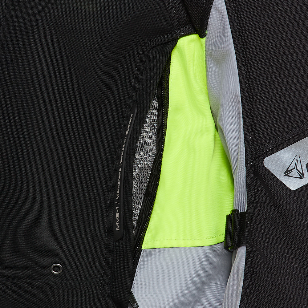 Pharao-Korab WP Textiljacke schwarz/grau/neongelb-0000855003096