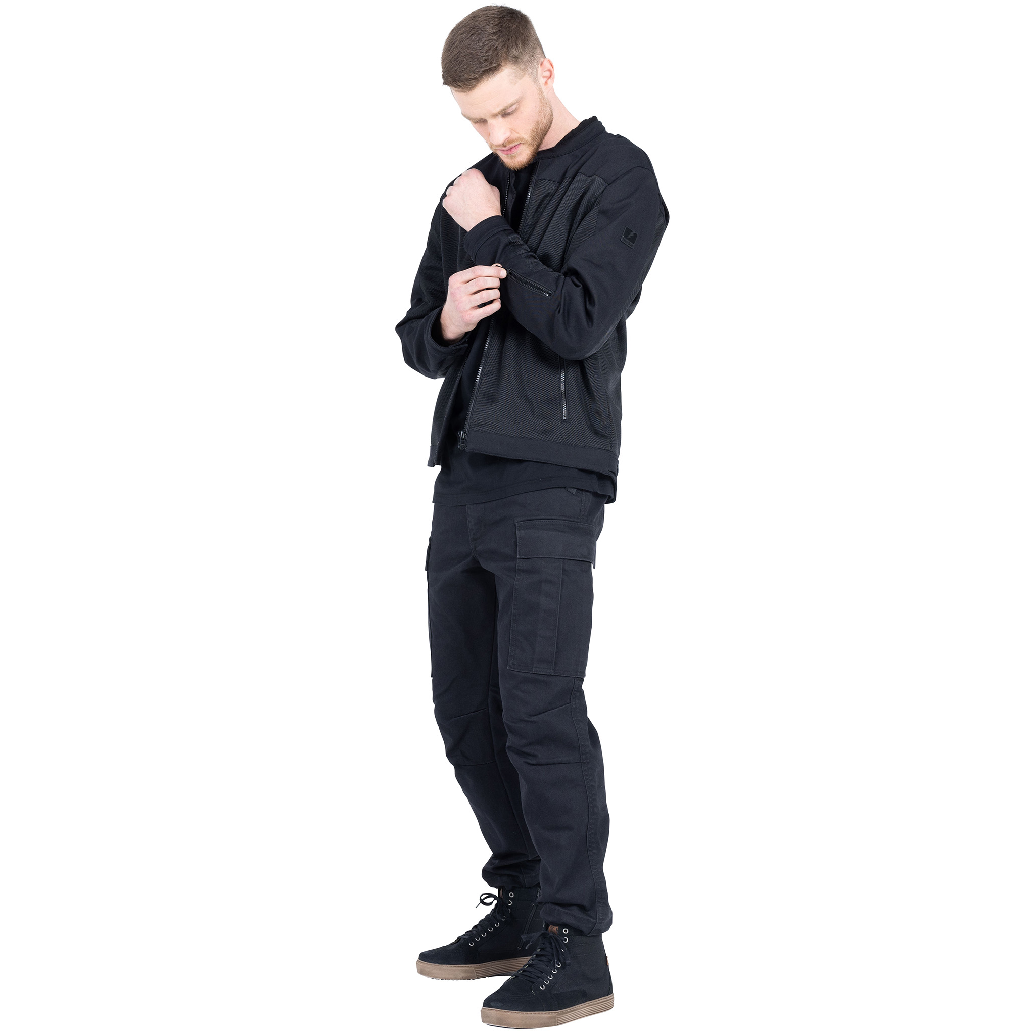 John Doe-Aero Mesh Jacke schwarz XS-0000463005001007