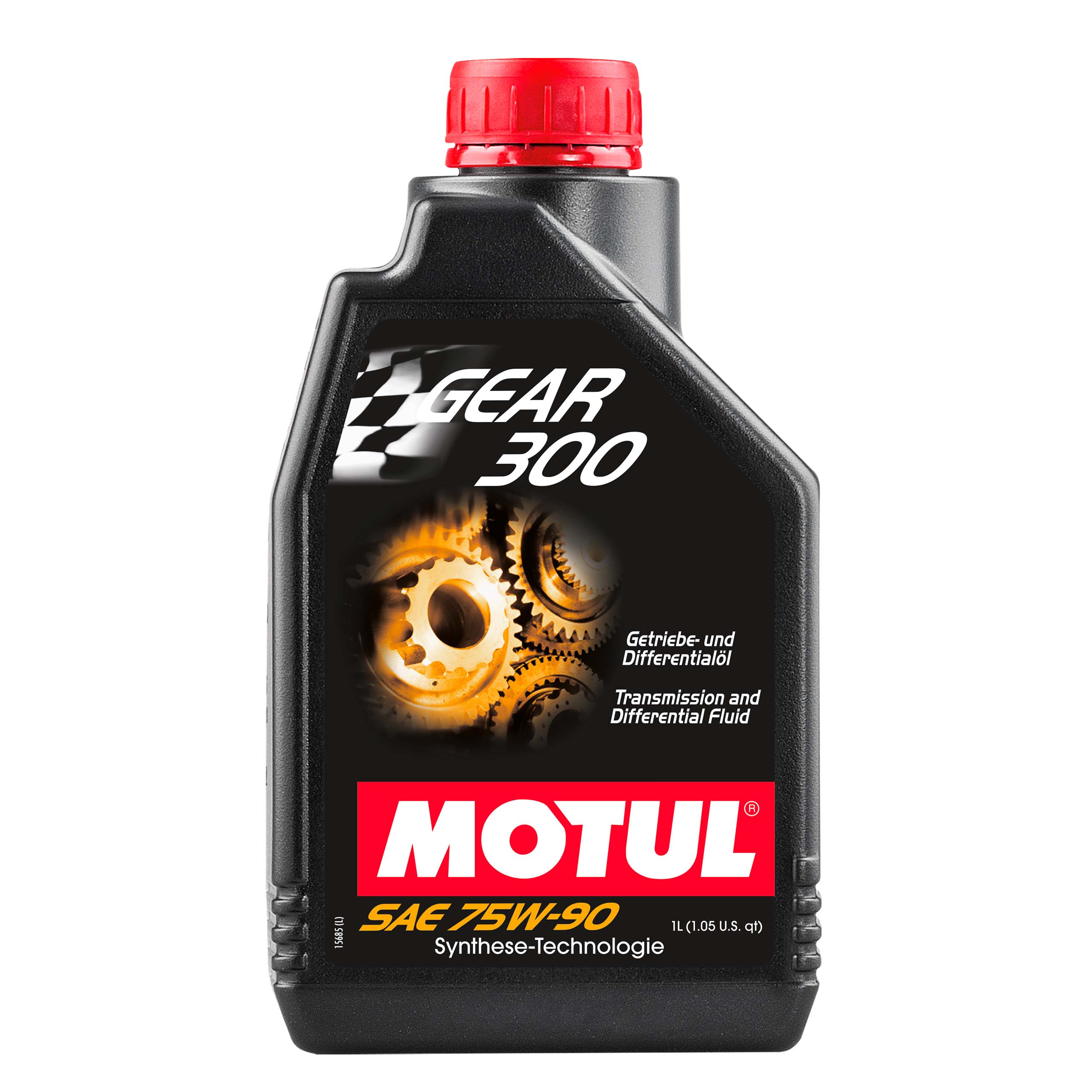 Motul Getriebeöl Gear 300 75W90 API GL-4/GL-5 1 Liter - Motorradzubehör - Öle & Schmiermittel