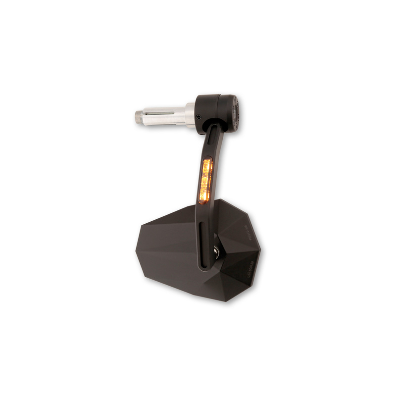 HIGHSIDER pro-Lenkerendenspiegel mit Blinker für 12-22mm Stealth-X7-0001769112000000