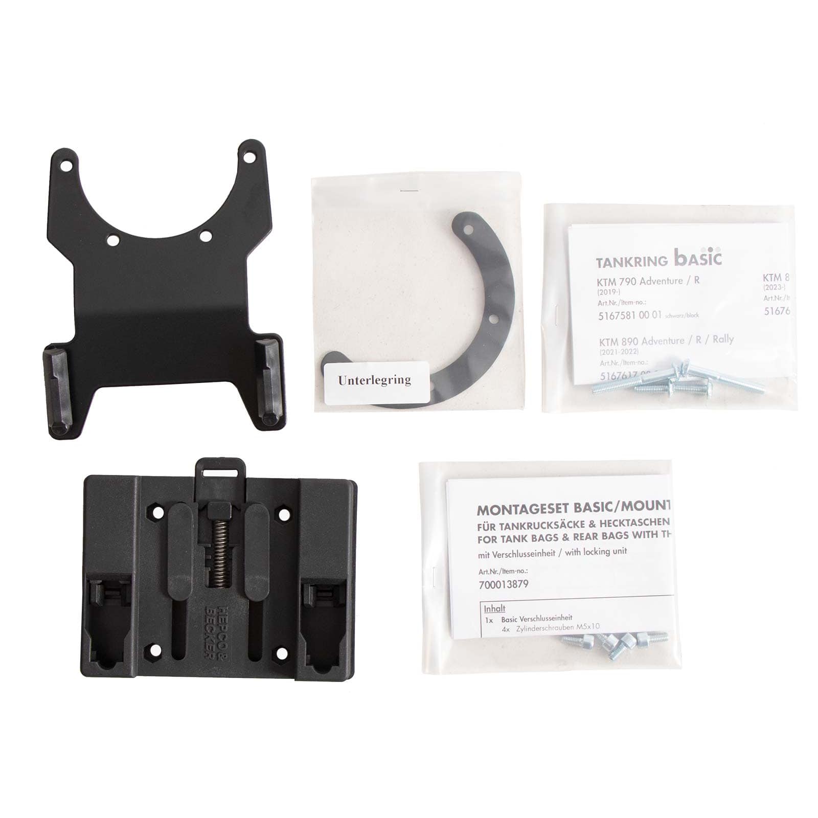 Hepco & Becker Lock-it Tankring Basic für KTM 790 Adventure 2024- - Motorradzubehör - Motorradgepäck