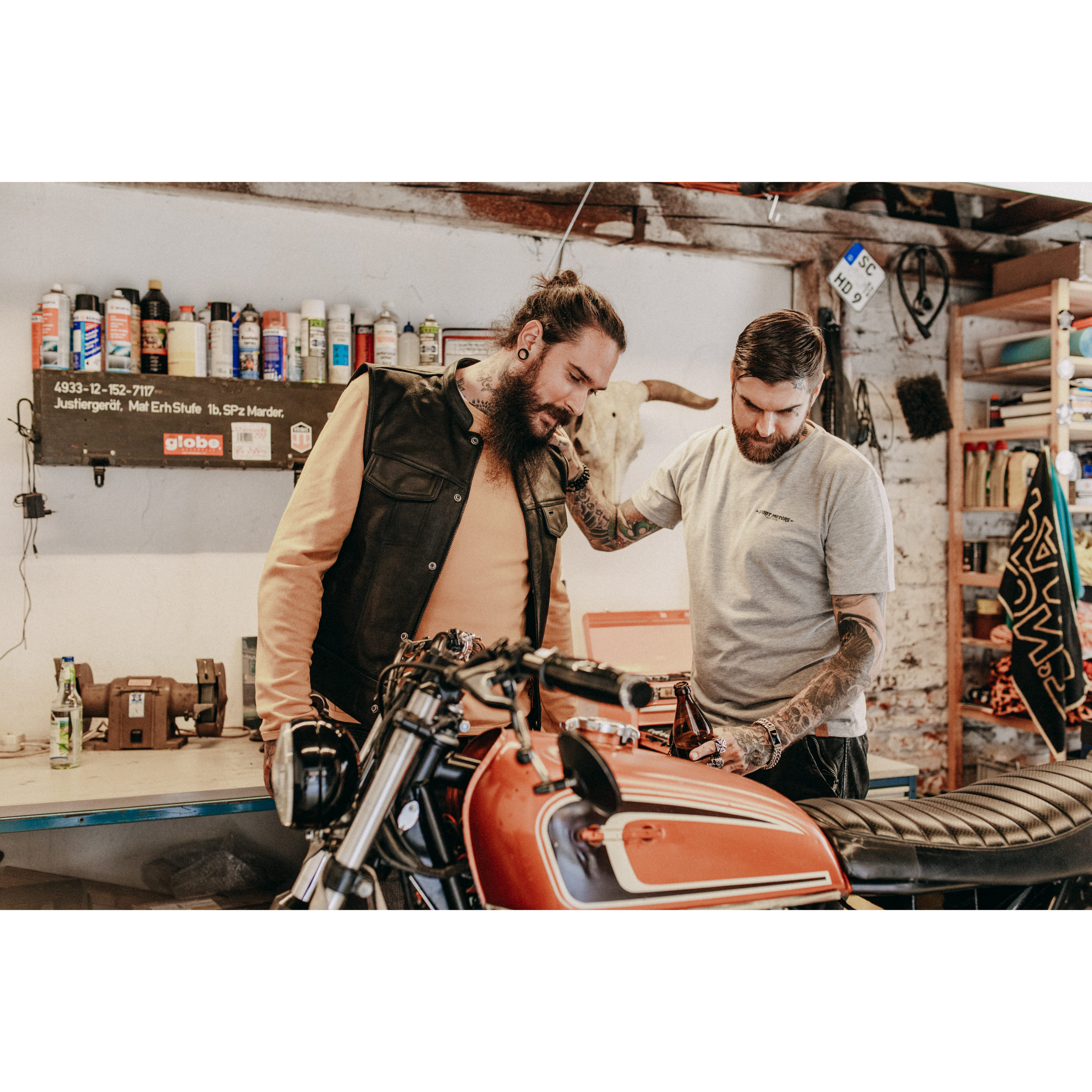 Spirit Motors-Lederweste 2.0 schwarz-8019871999001