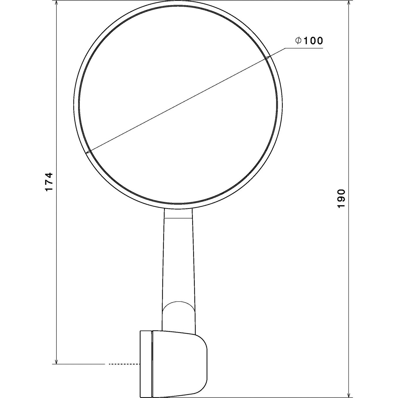 Rizoma-Lenkerendenspiegel M6 Spirit RS-5725921112003181