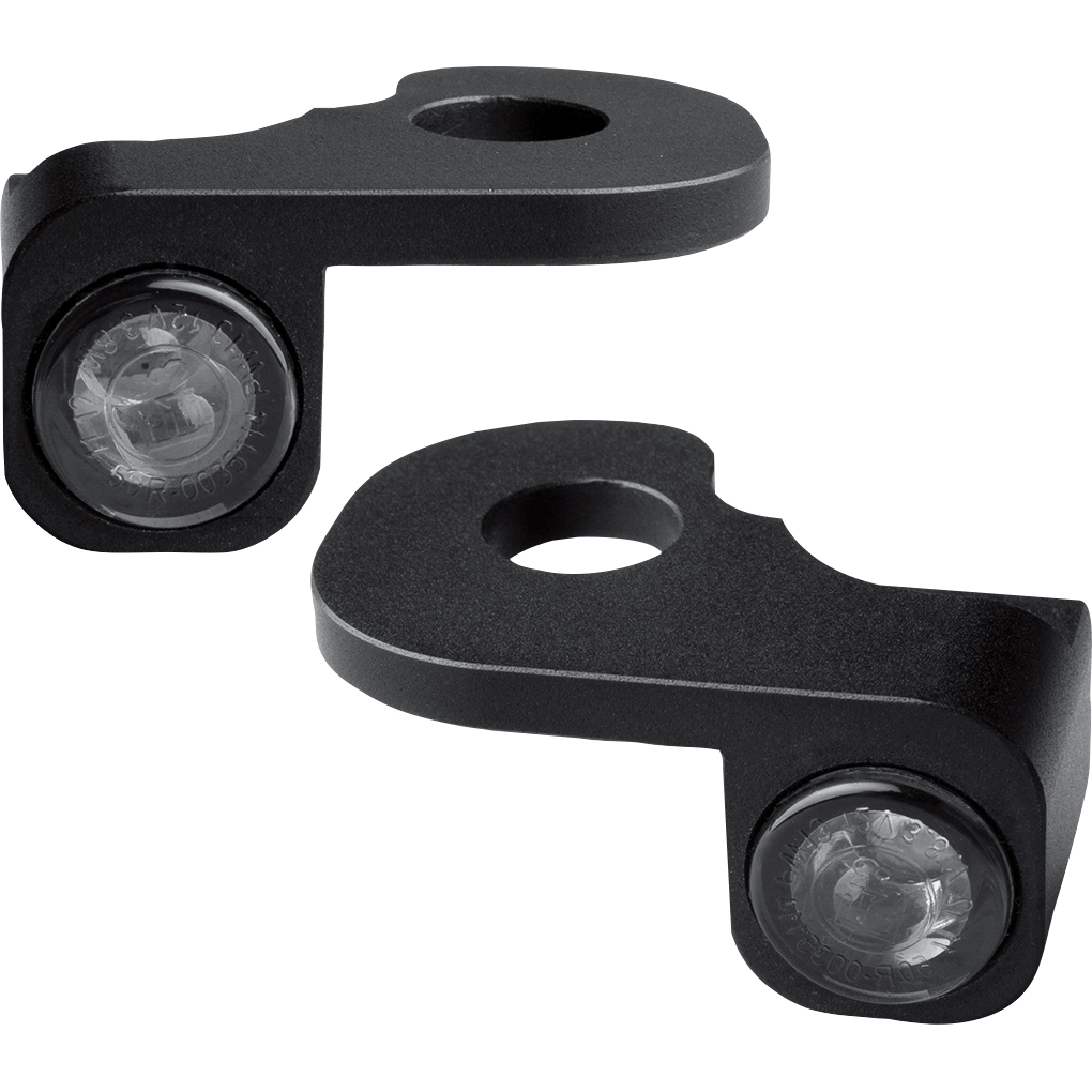 HeinzBikes LED Armaturenblinkerpaar Nano für Breakout hydr. schwarz - Motorradteile & Ersatzteile - Beleuchtung