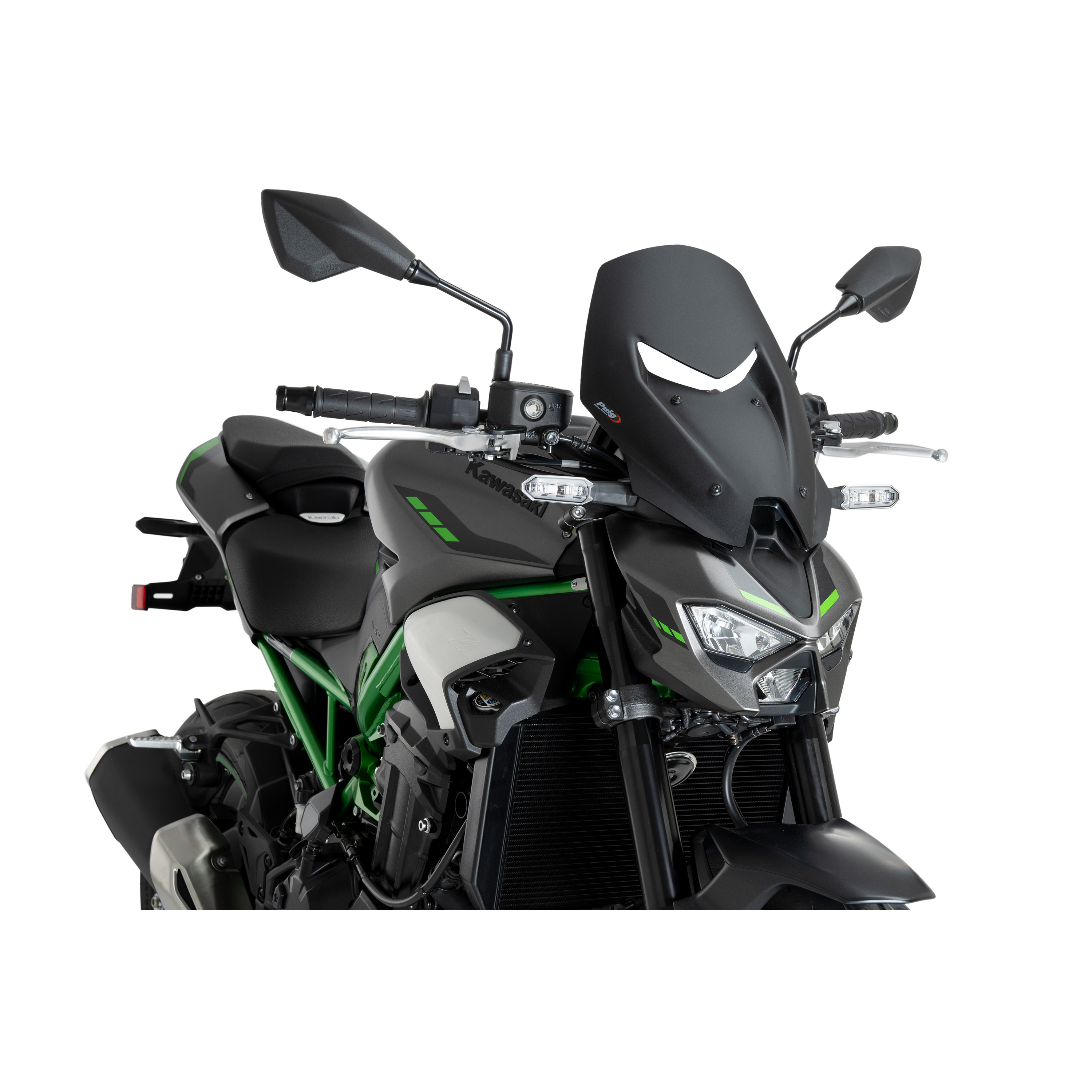 Puig Windschutzscheibe NG Touring mattschwarz für Z 900 /SE 2025- - Motorradteile & Ersatzteile - Anbauteile