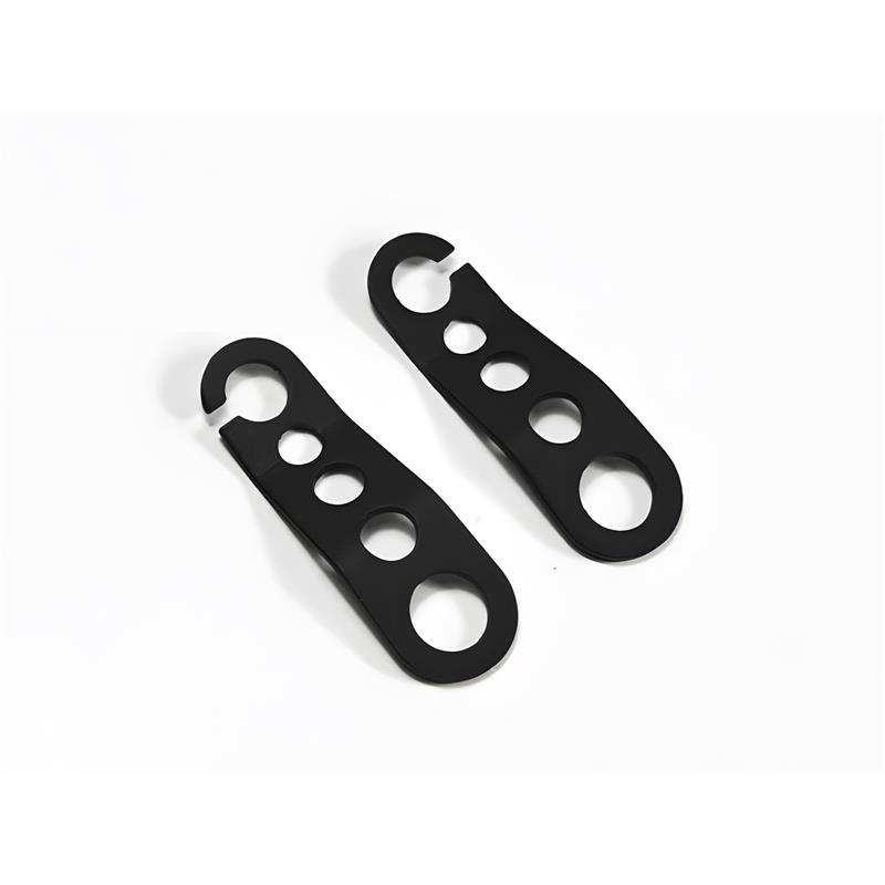 Zieger support clignotants M8+M10 pour fixation amortisseur M10 Harley