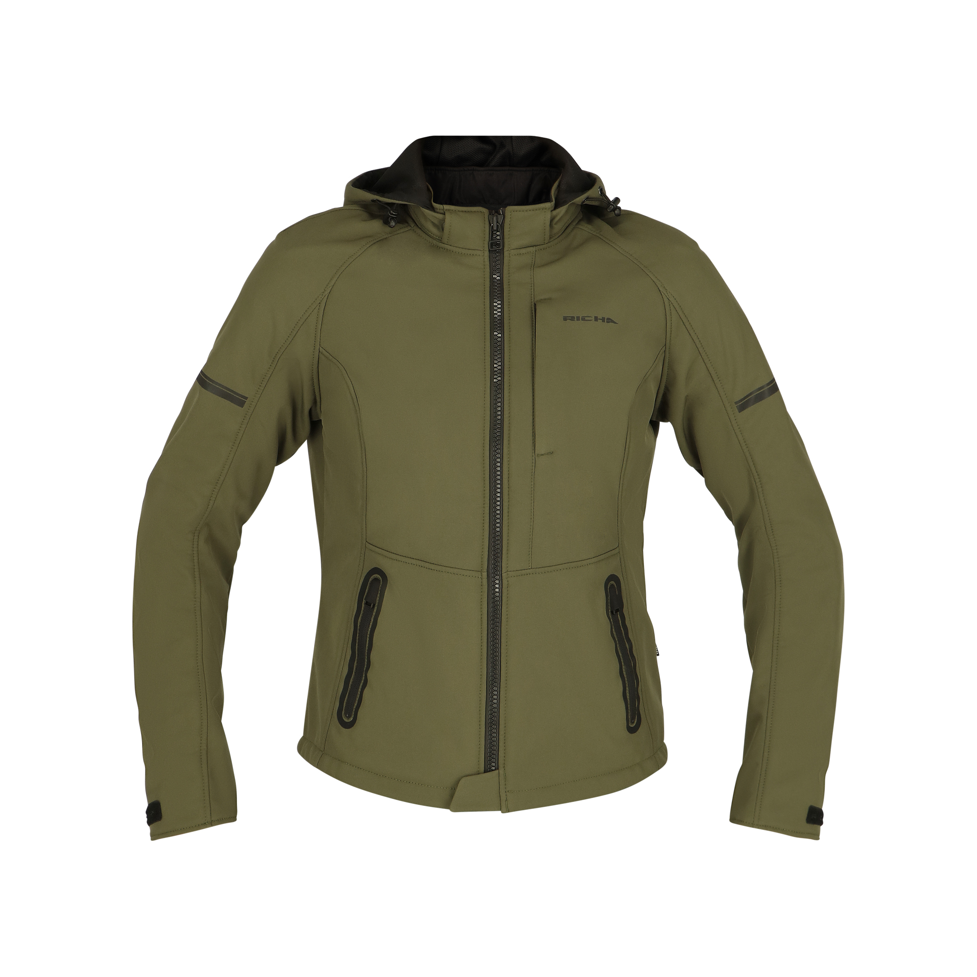 Richa Vanquish 2 Damen Motorradjacke olivgrün L - Motorradbekleidung - Motorradjacken