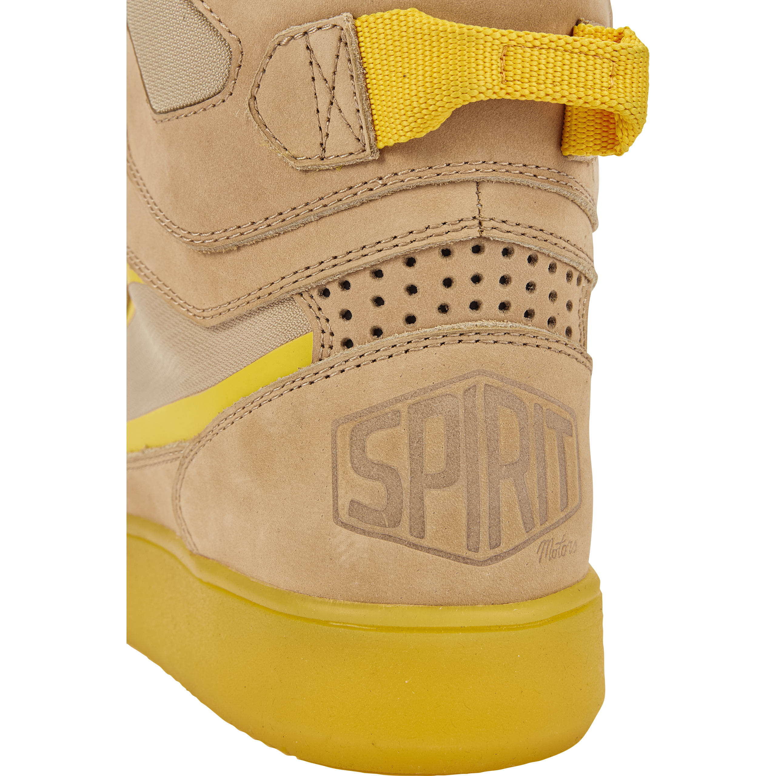 Spirit Motors-Jack Tech WP Motorradschnürstiefel kurz gelb 43-3007571999009743