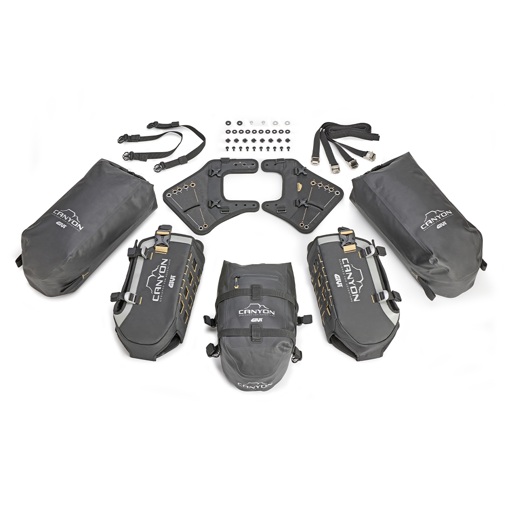 Givi-Seiten-/Hecktaschensatz Canyon GRT721B 44 Liter-0001503197000000