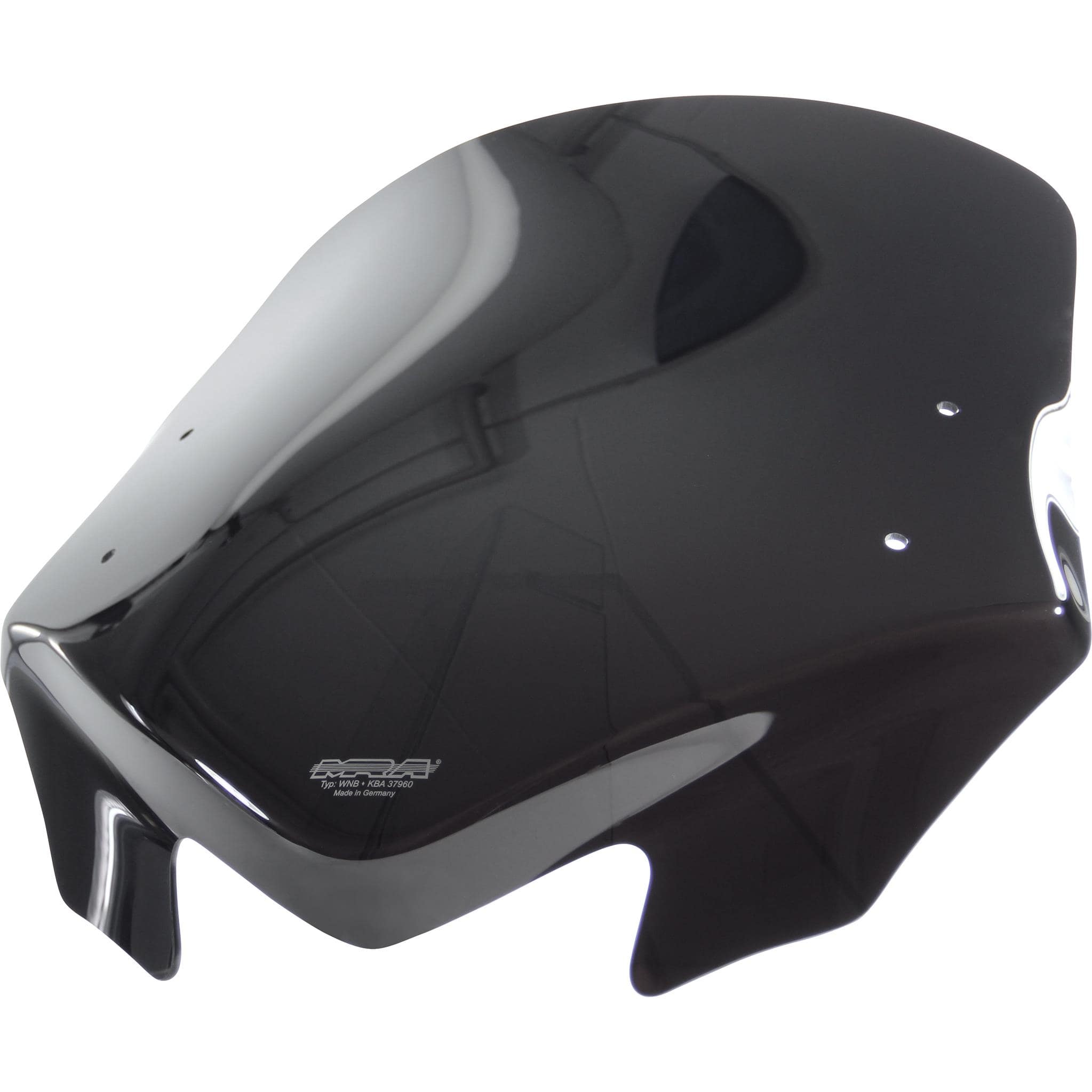 MRA Windschutzscheibe V-Flow Z ohne Anbausatz schwarz getönt - Motorradteile & Ersatzteile - Anbauteile