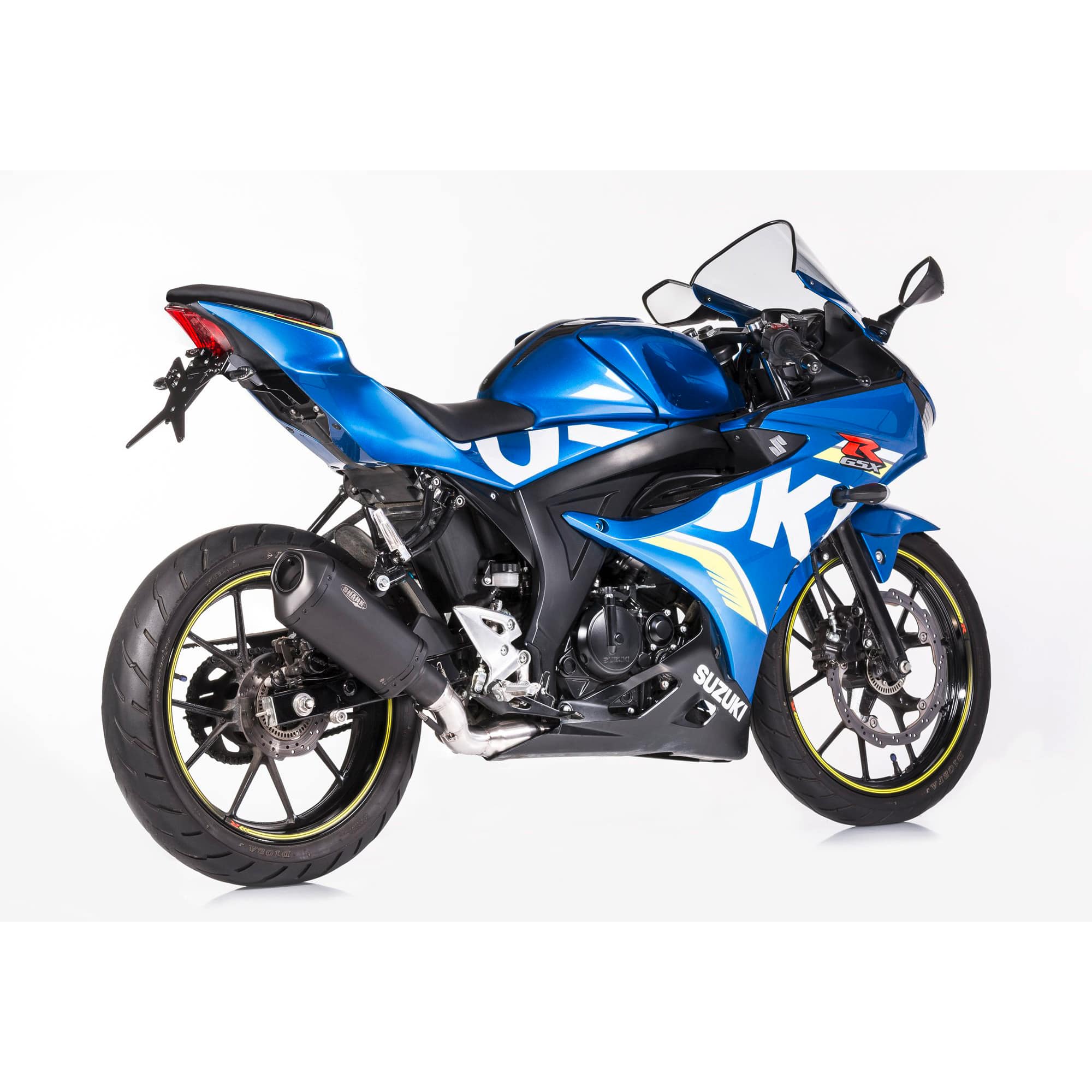 Shark exhaust échappement DSX-10 1in1 court noir pour GSX-R/GSX-S 125 2022-