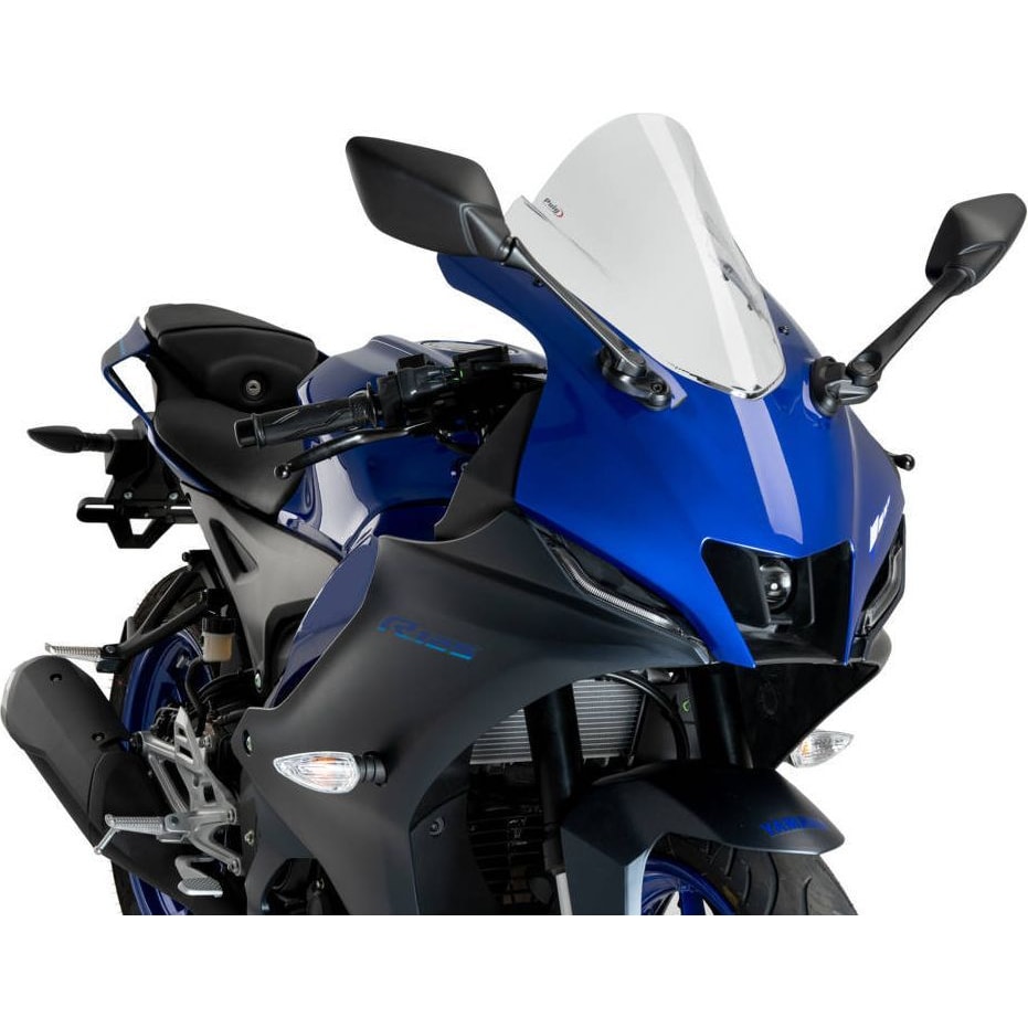 Puig Z-Racing Scheibe klar für Yamaha YZF R125 2023- - Motorradteile & Ersatzteile - Verkleidungen & Abdeckungen