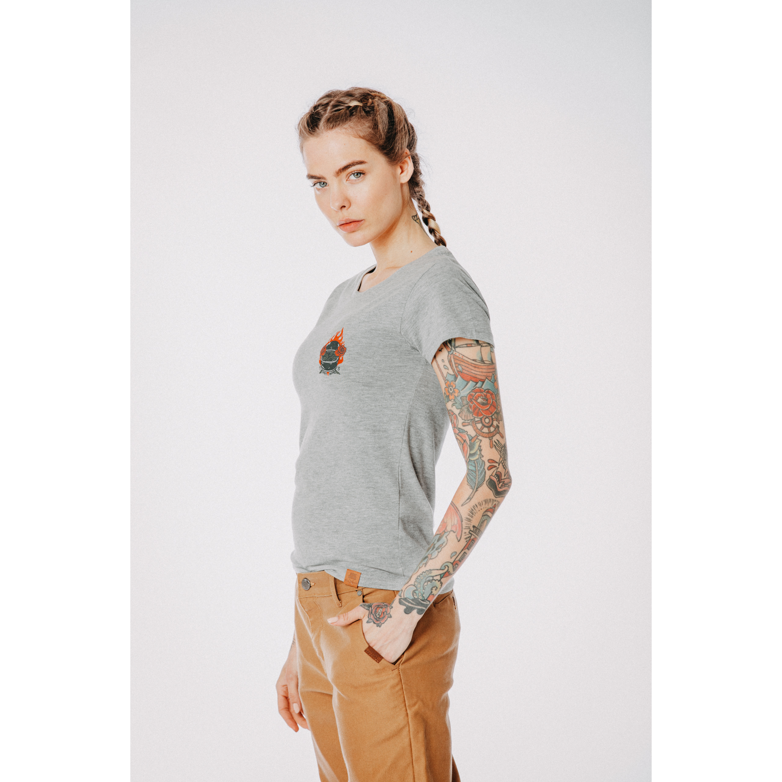 Spirit Motors-Angelic Ava Damen Textilhose beige 32/32-2100201012013240