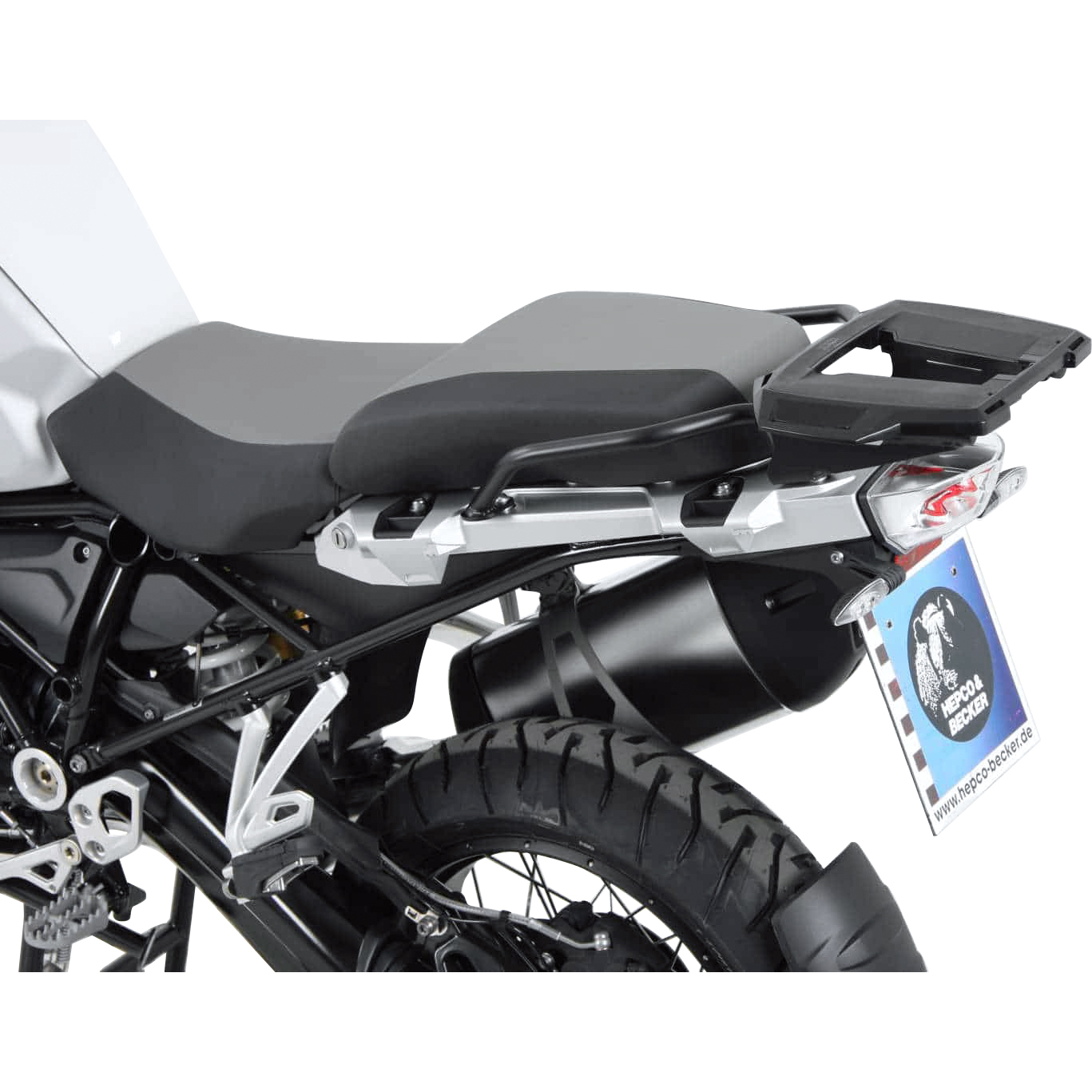 Hepco & Becker Gepäckträger Alurack schwarz für BMW R 1200 GS LC Adventure - Motorradzubehör - Motorradgepäck