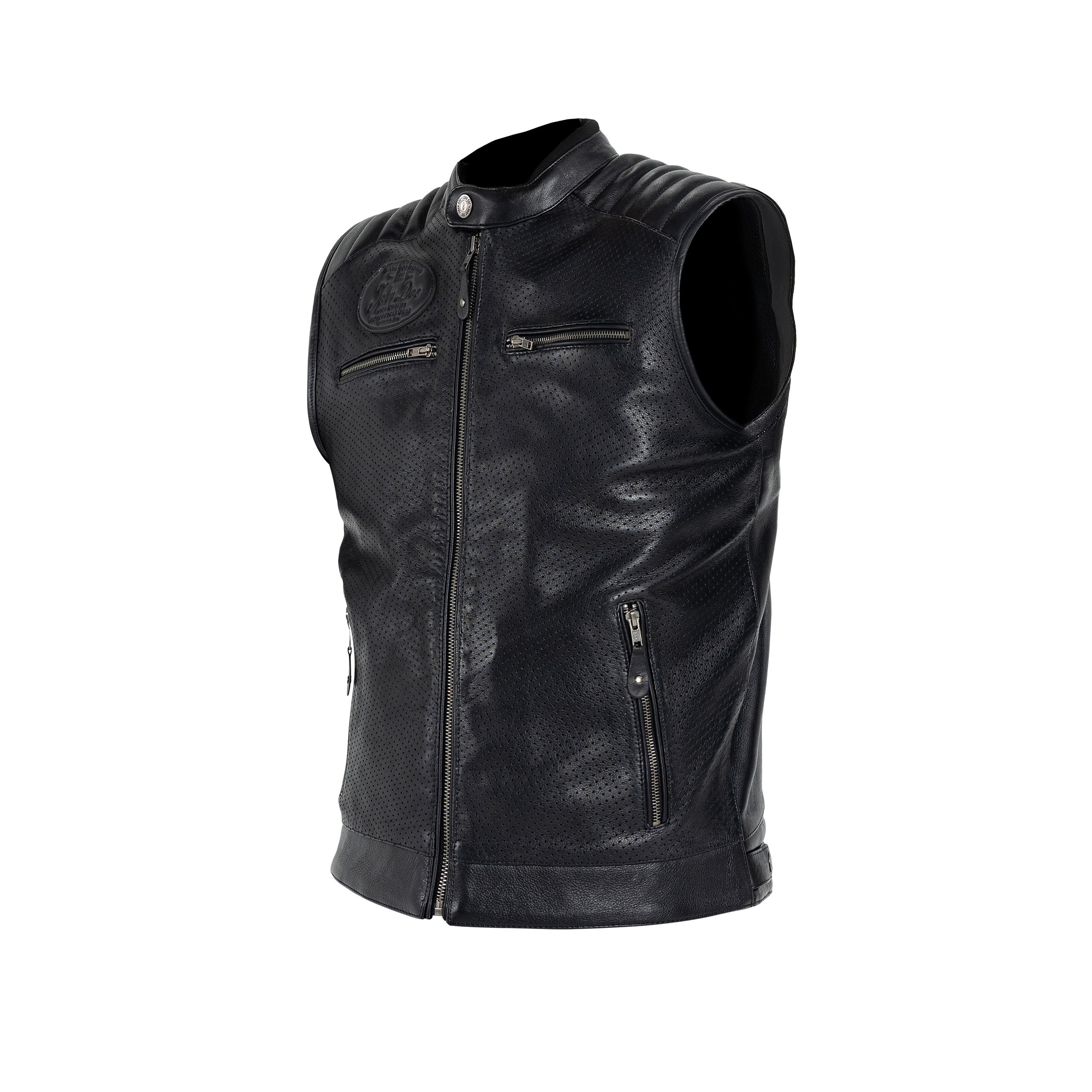 John Doe-Storm Lederweste  schwarz XL-0001072005001011