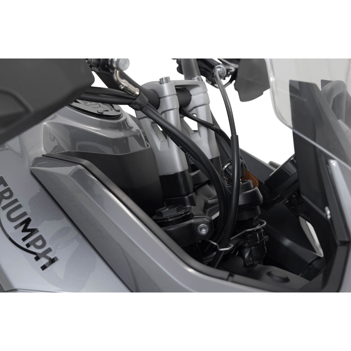 SW-MOTECH Lenkererhöhung 30mm schwarz für Triumph Tiger Sport 660 - Motorradteile & Ersatzteile - Lenker, Griffe & Hebel