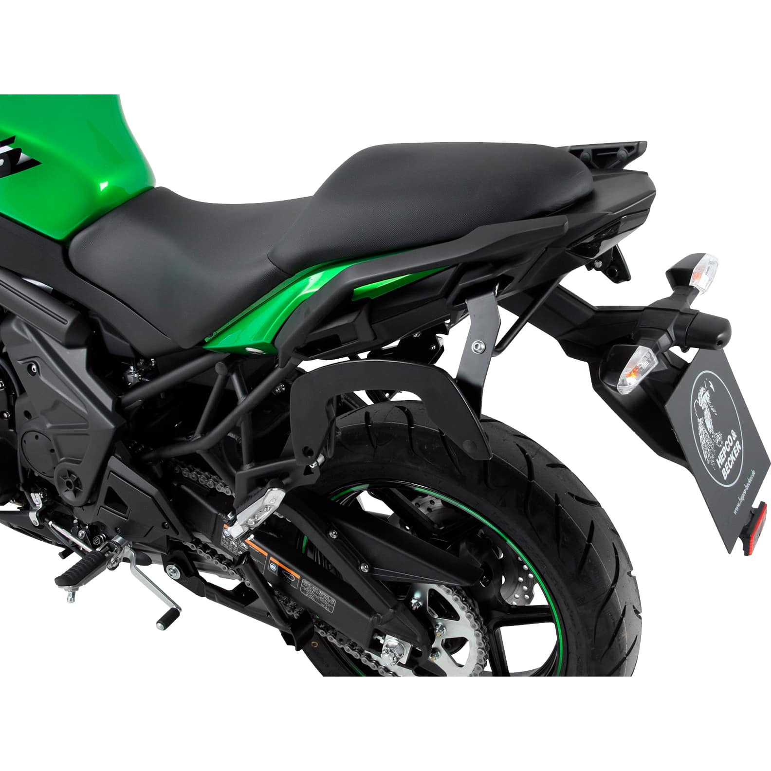 Hepco & Becker C-Bow Seitentaschenhalter schwarz für KLE 650 Versys 15-21 - Motorradzubehör - Motorradgepäck