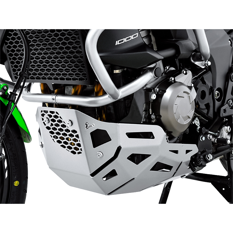 Zieger Motorschutz Alu silber für Kawa KLZ 1000 Versys 2015-2018 - Motorradteile & Ersatzteile - Verkleidungen & Abdeckungen