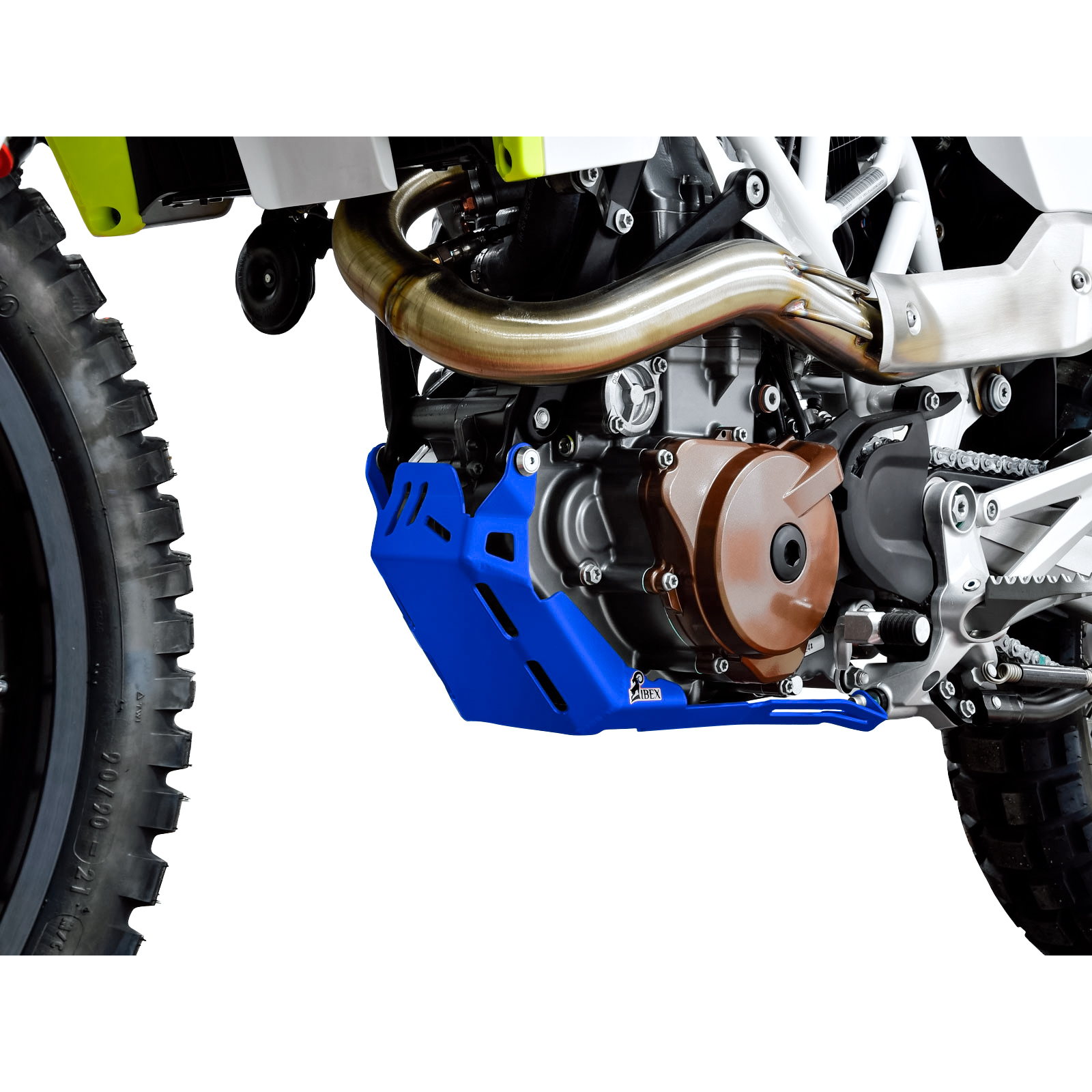Zieger Motorschutz Alu blau für Husqvarna FE 701 Enduro/Supermoto - Motorradteile & Ersatzteile - Verkleidungen & Abdeckungen