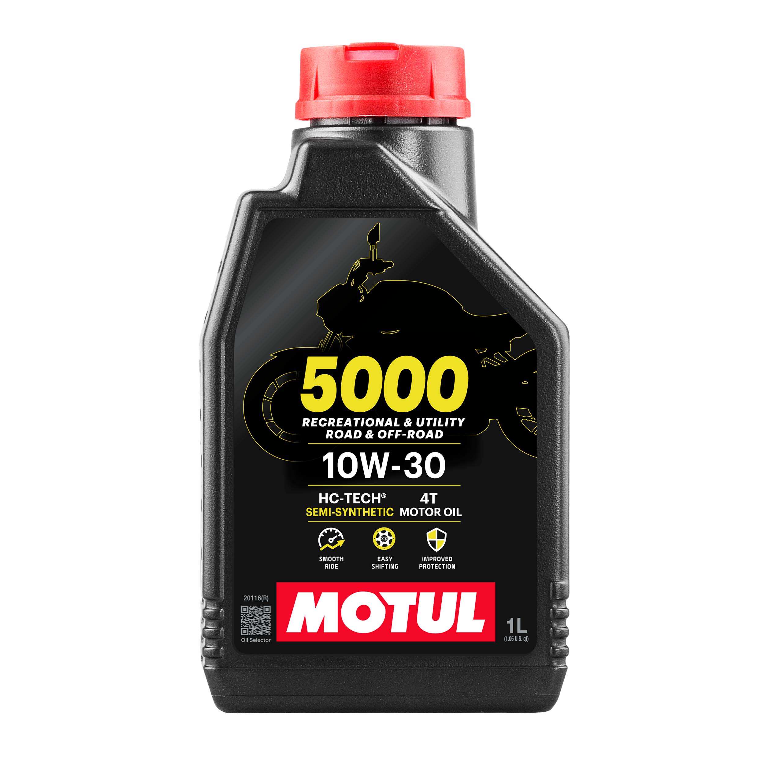Motul Motoröl teilsynthetisch 5000 4T 10W-30 1 Liter - Motorradzubehör - Öle & Schmiermittel