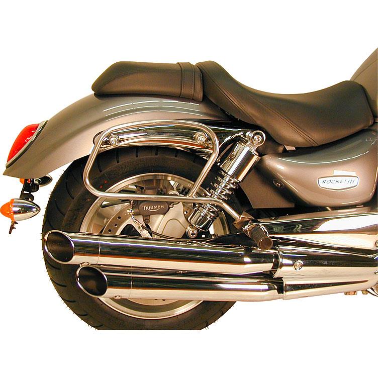 Hepco & Becker Packtaschenhalter chrom für Triumph Rocket III 2004-2009 - Motorradzubehör - Motorradgepäck