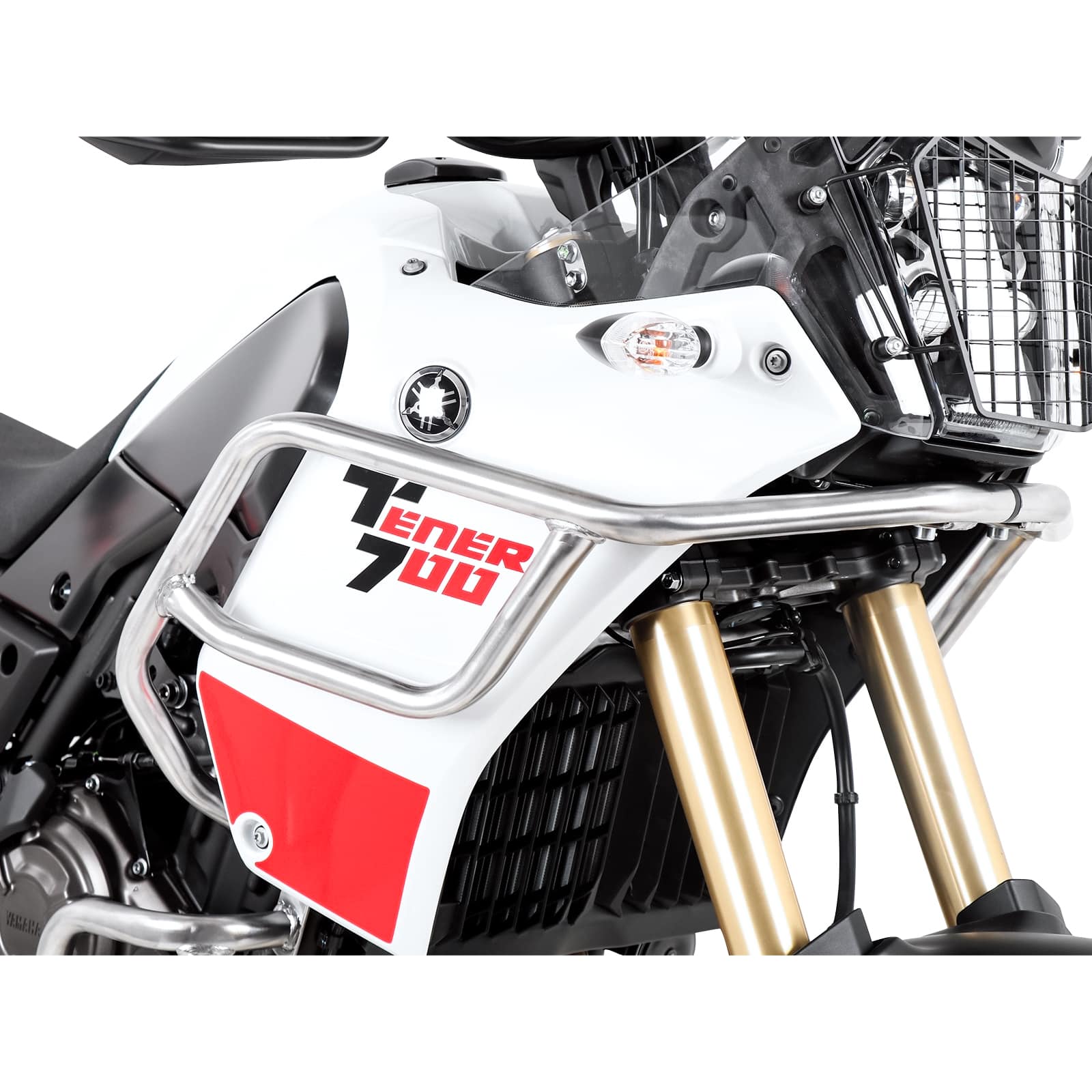 Hepco & Becker Sturzbügel Tank Edelstahl für Yamaha XT 700 Z Tenere - Motorradteile & Ersatzteile - Anbauteile
