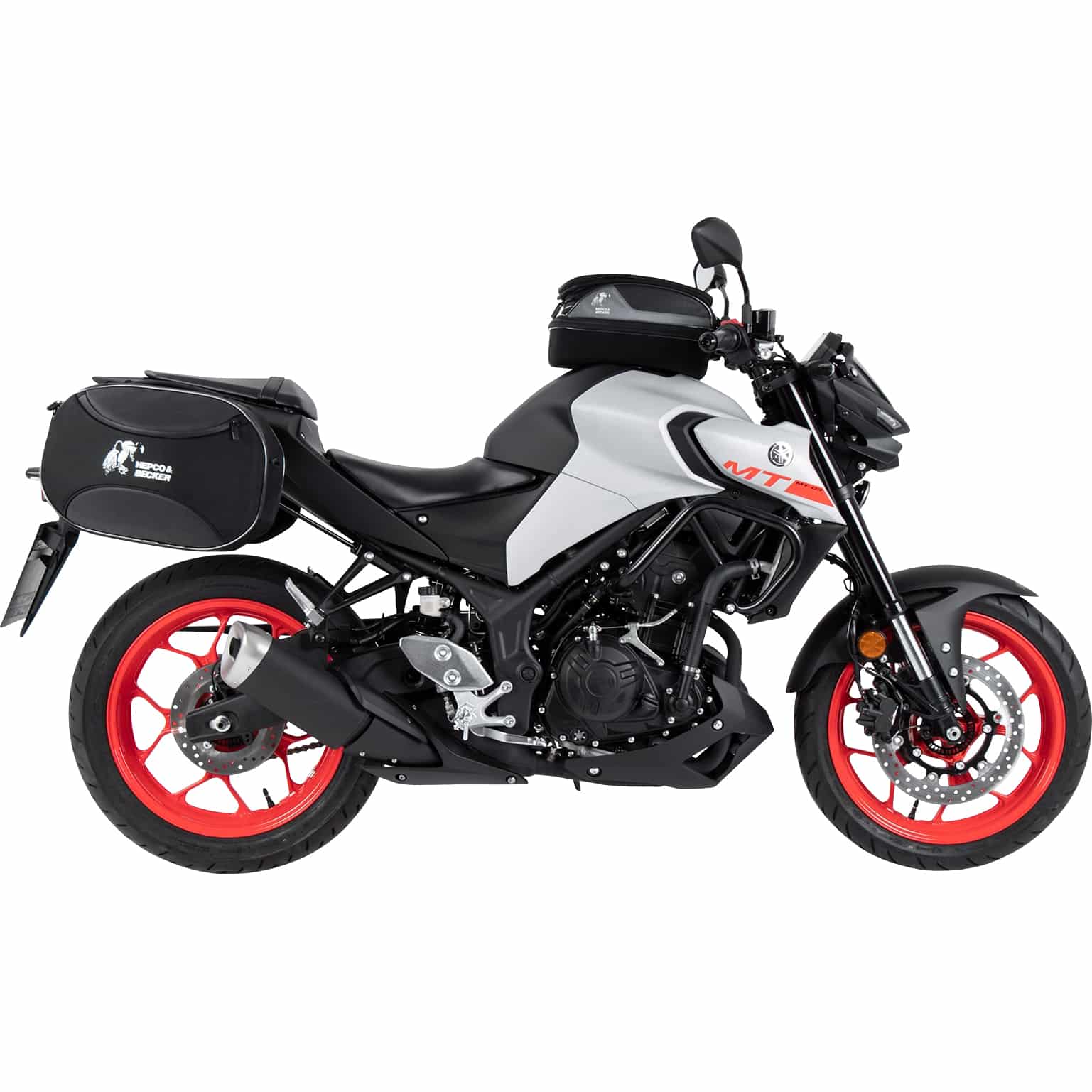 Hepco & Becker Seitentaschenhalter C-Bow schwarz für Yamaha MT-03 2020-2024 - Motorradzubehör - Motorradgepäck