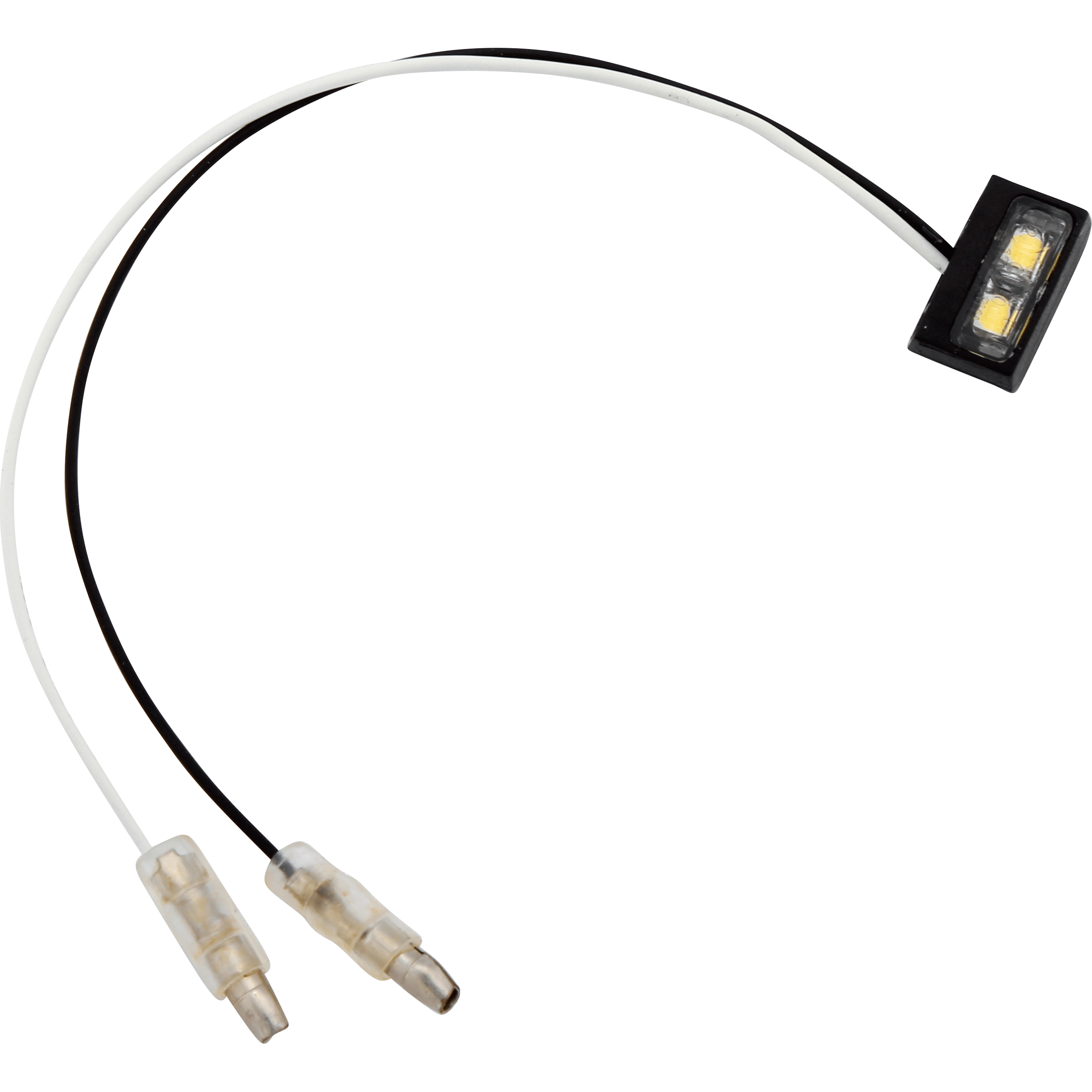 Highsider LED Nummernschildbeleuchtung SMD selbstklebend schwarz - Motorradteile & Ersatzteile - Beleuchtung