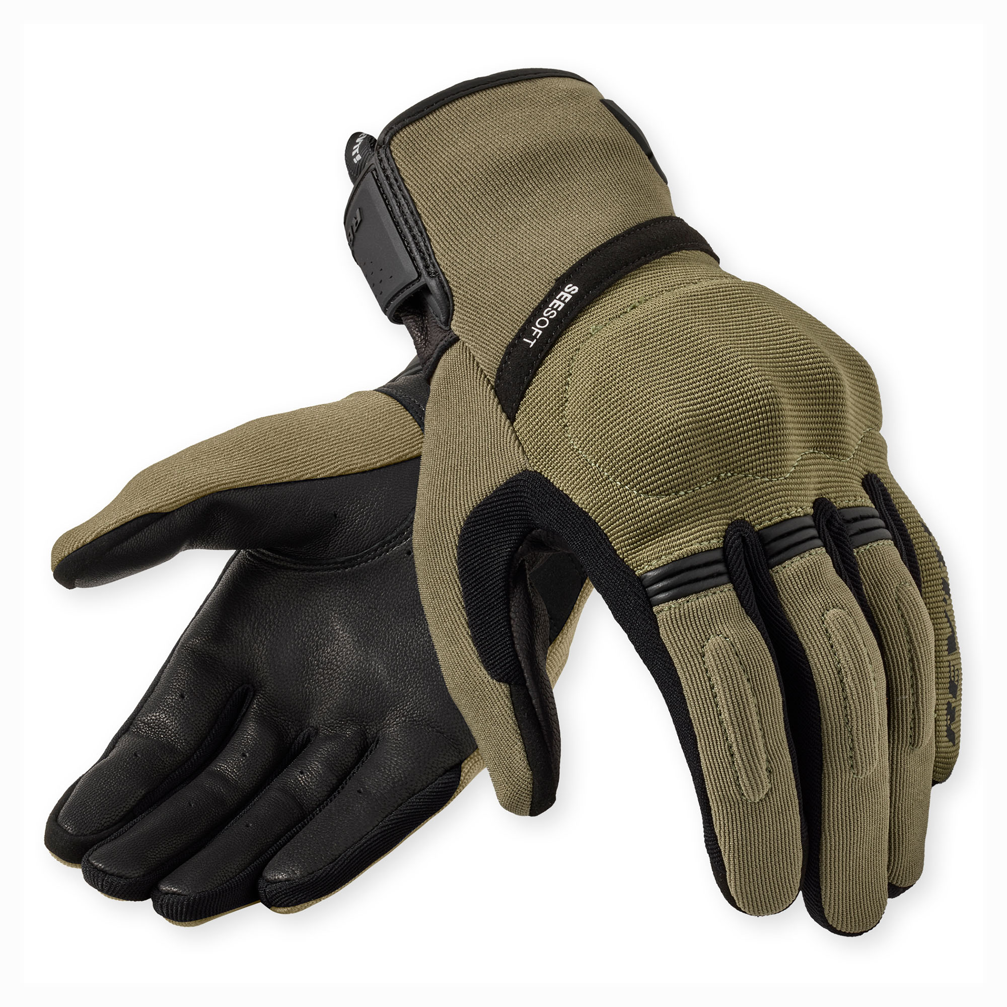 REV'IT! Mosca 2 Handschuh grün/schwarz