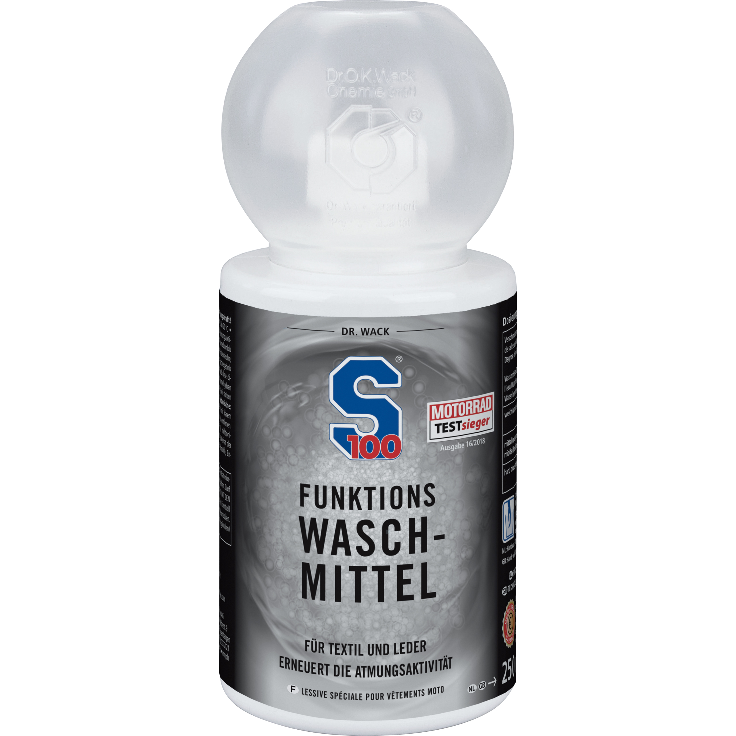 S100 Funktions-Waschmittel 250ml - Motorradbekleidung - Zubehör & Accessoires