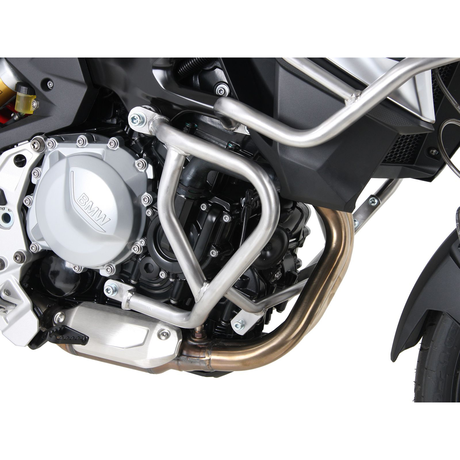 Hepco & Becker Sturzbügel Motor Edelstahl für BMW F 800 GS 2024- - Motorradteile & Ersatzteile - Anbauteile