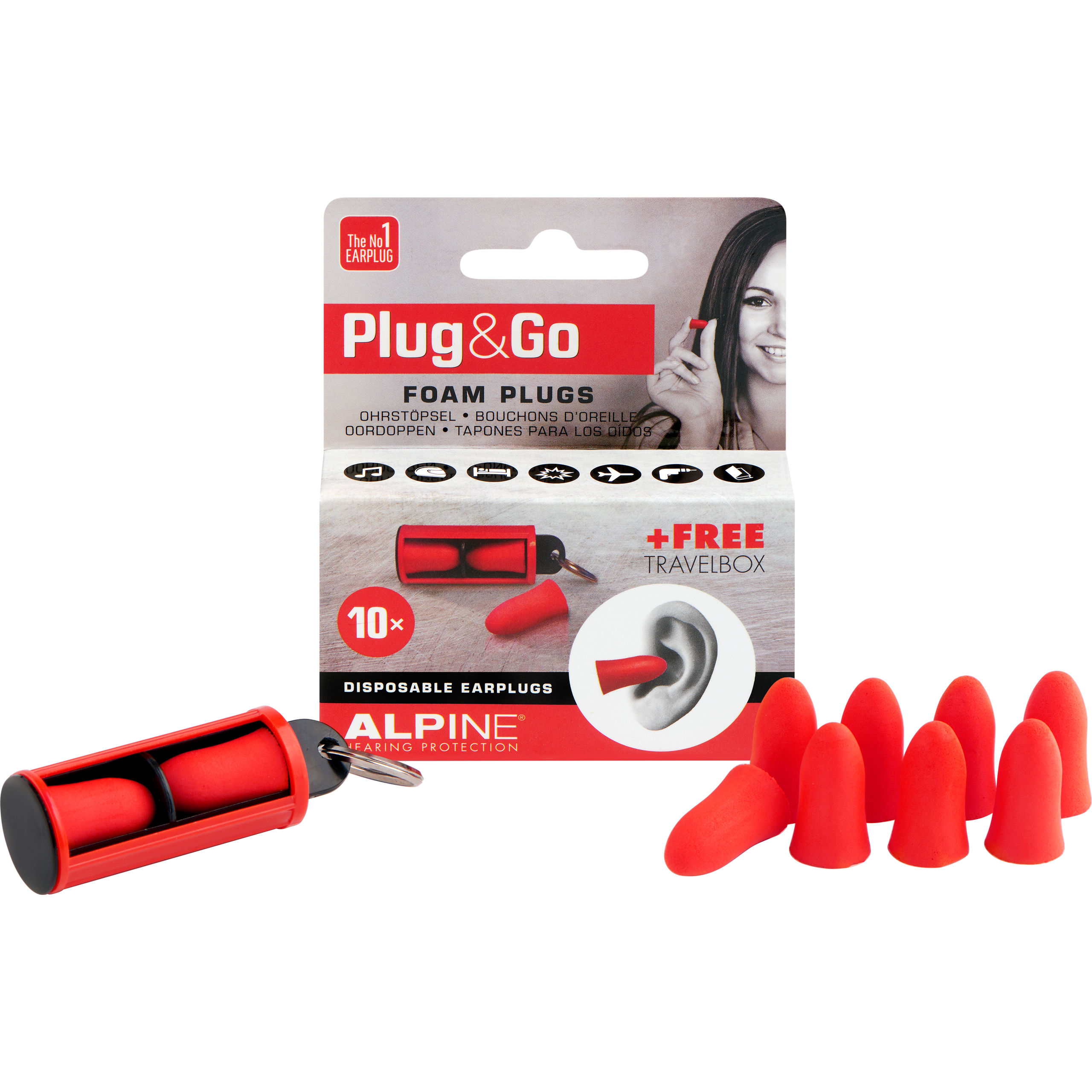 Alpine Plug & Go - Helme & Brillen -