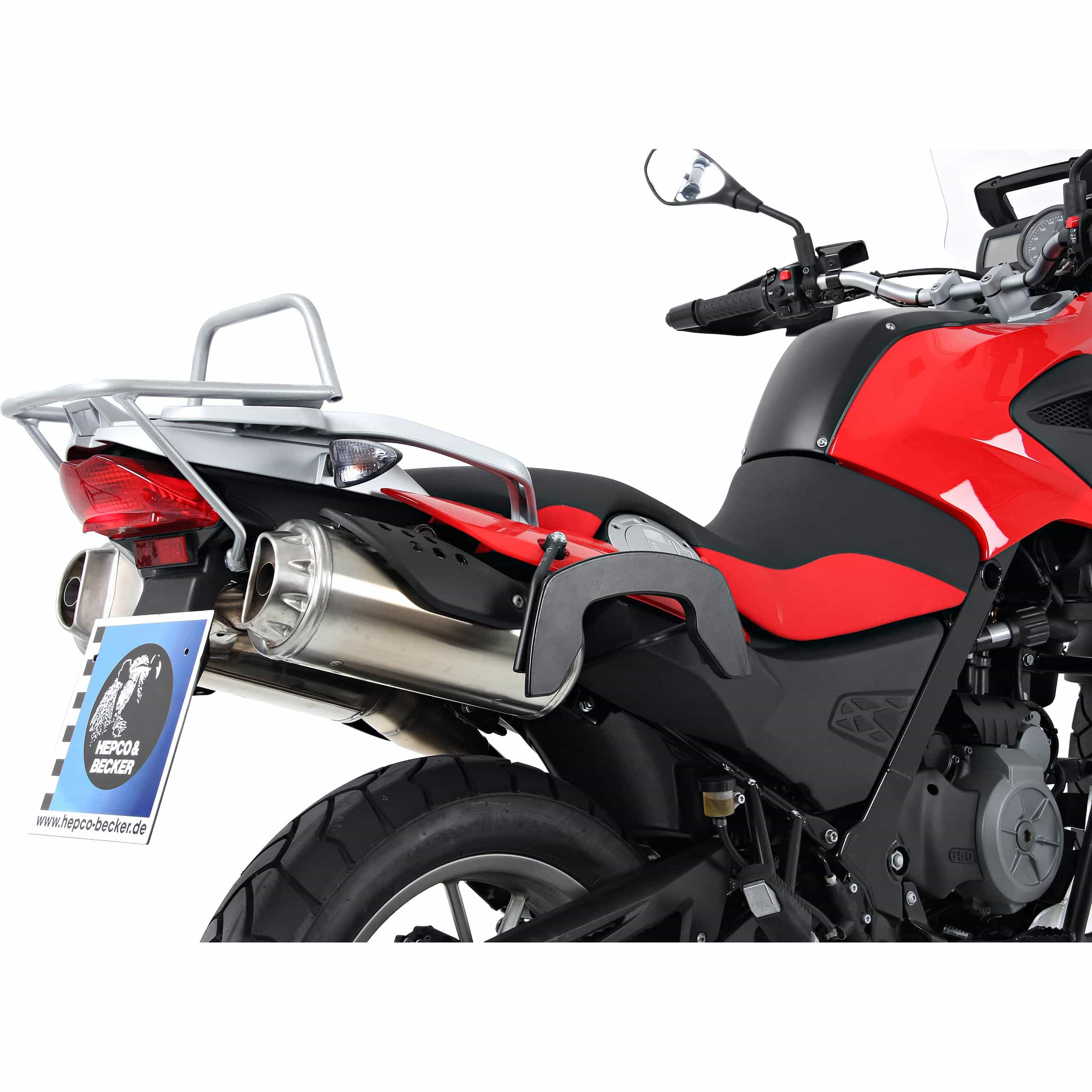 Hepco & Becker Rohrgepäckbrücke TC silber für BMW G 650 GS/Sertao 2011-2016 - Motorradzubehör - Motorradgepäck