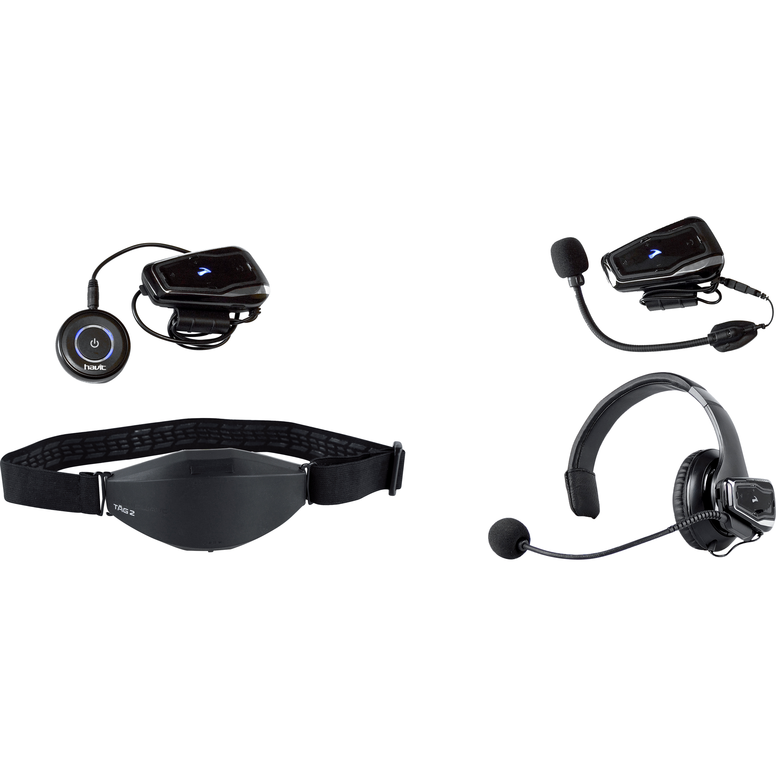 Cardo Headwave TAG 2 Fahrschul-Set Premium - Motorradzubehör - Multimedia