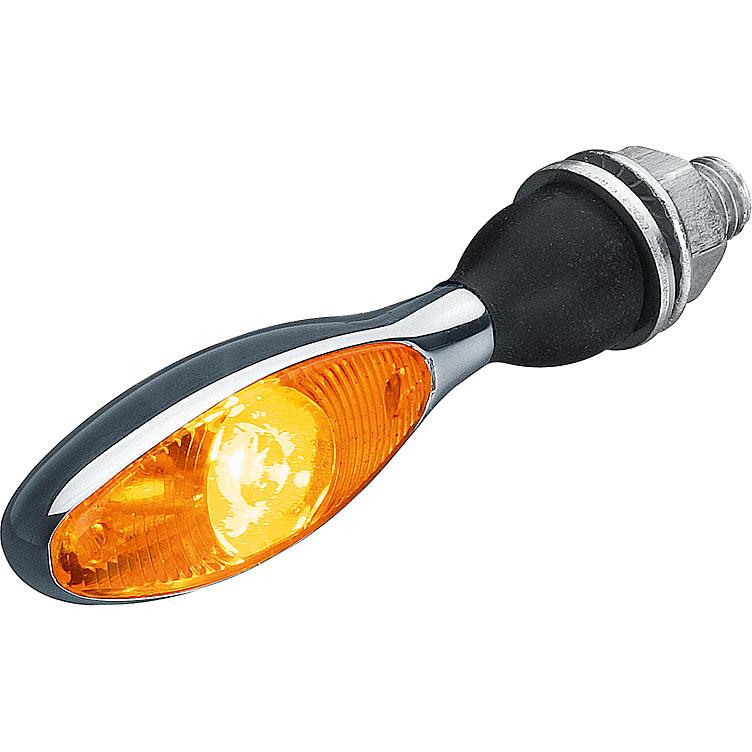 Kellermann-micro 1000 LED Blinker orangenes Glas chrom-6090691021000800