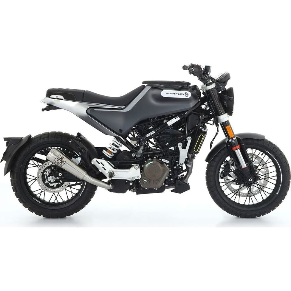 Arrow Exhaust Auspuff Pro-Race 72636PRI Edelstahl für Svartpilen 125 21-24 - Motorradteile & Ersatzteile - Auspuff