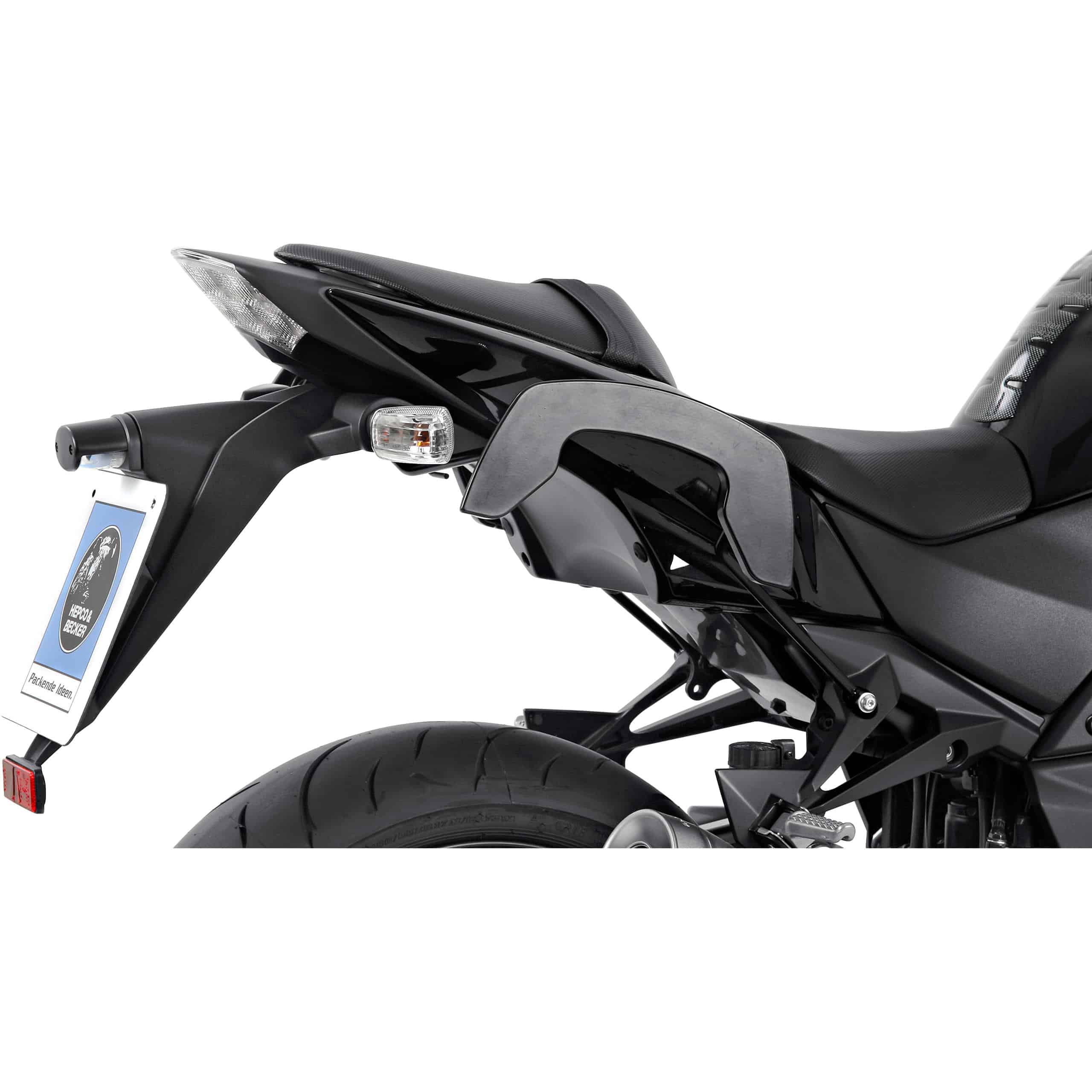 Hepco & Becker C-Bow Seitentaschenhalter schwarz für Kawa Z 750 2007-2012 - Motorradzubehör - Motorradgepäck