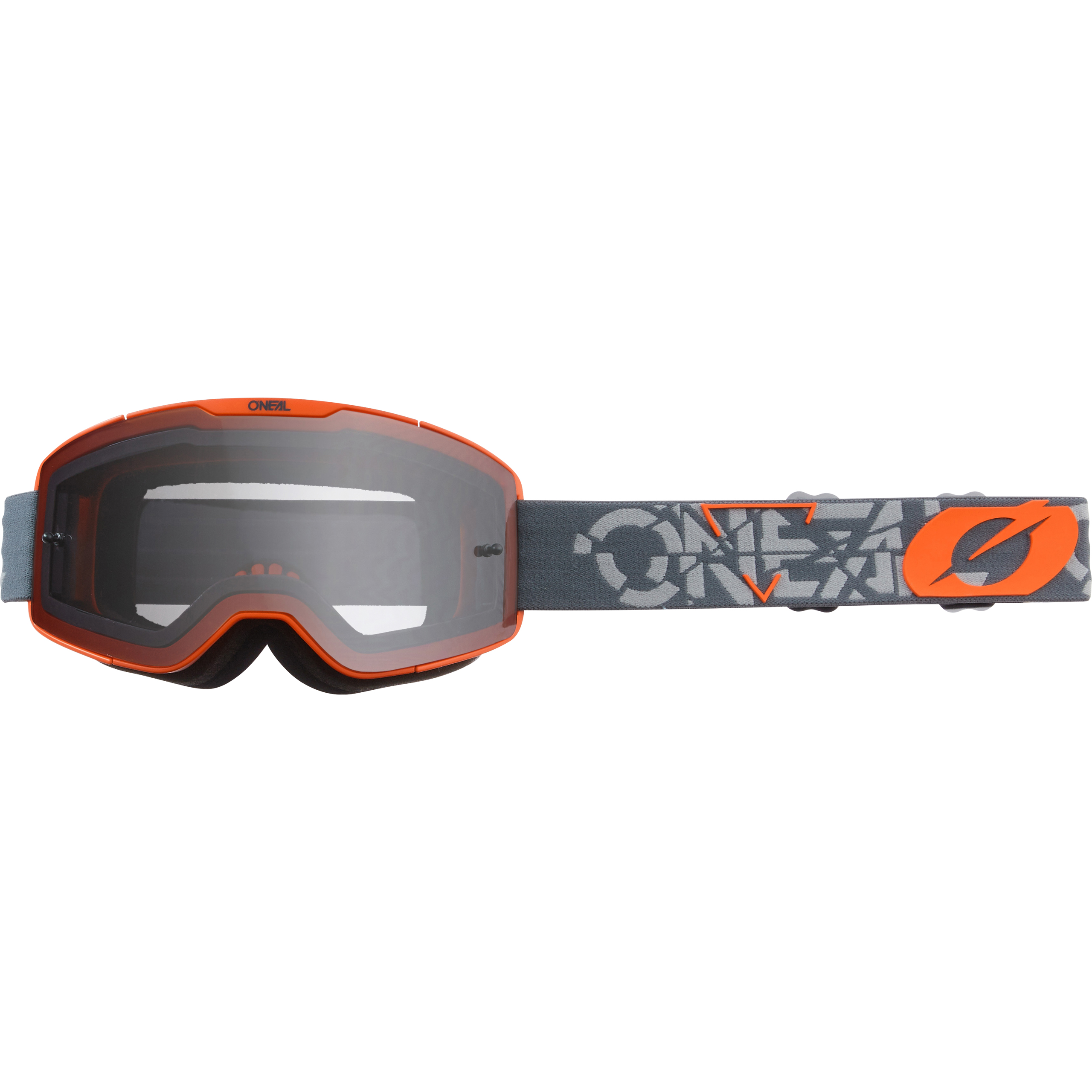 B-20 Flat Crossbrille Strain V.22 grau/orange/grau