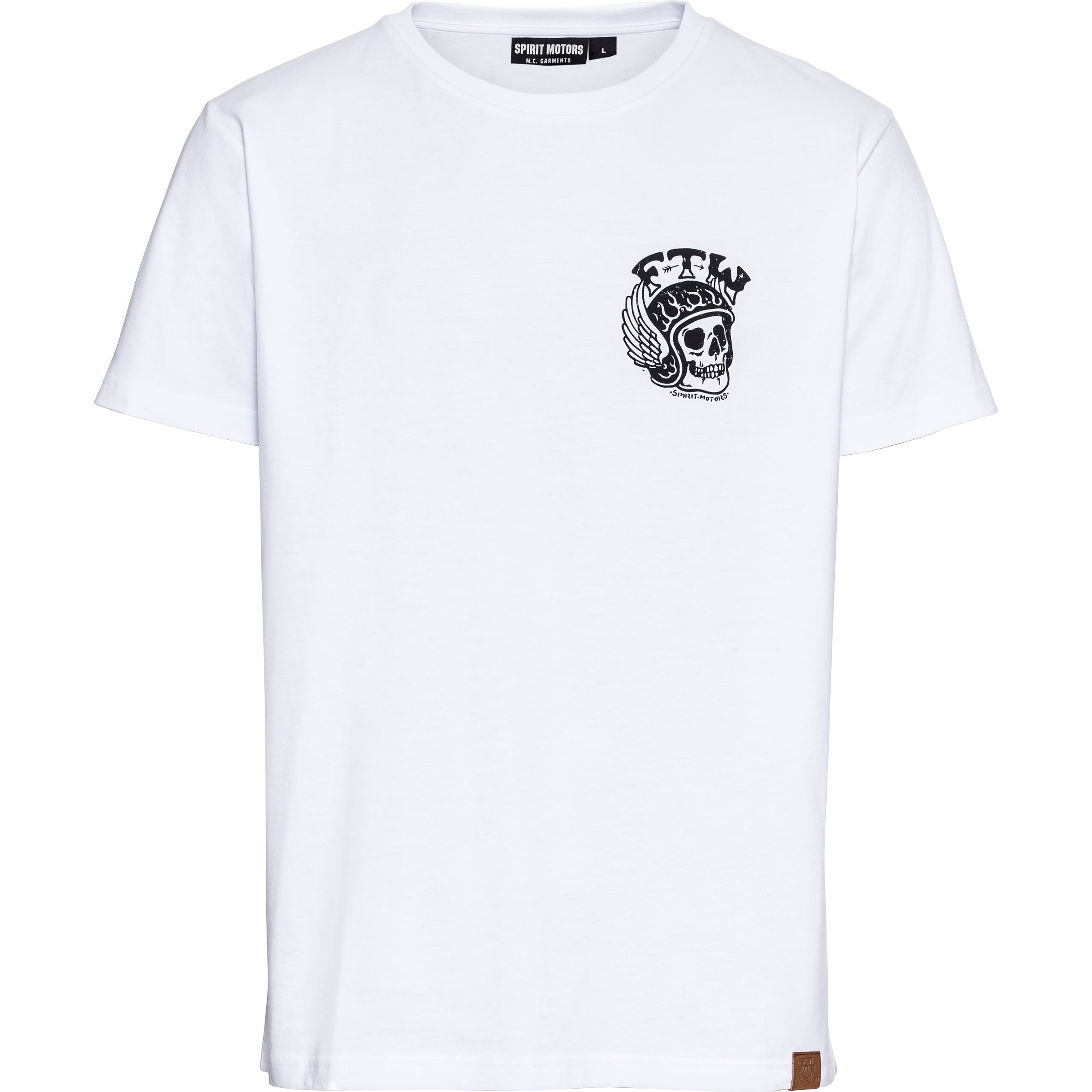 Spirit Motors Crazy Maze T-Shirt weiß M - Motorradbekleidung - Motorradbekleidung Herren
