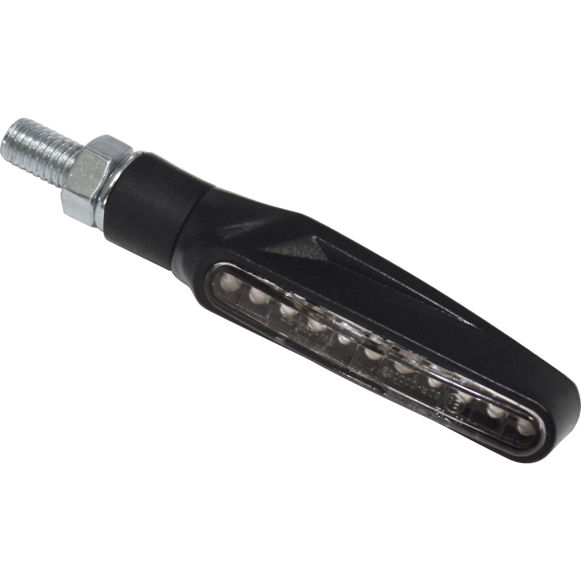 HIGHSIDER smart LED Blinkerpaar Stix M8 schwarz, getöntes Glas - Motorradteile & Ersatzteile - Beleuchtung