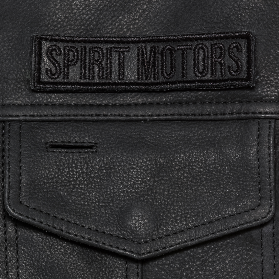 Spirit Motors-Mad Jason Lederjacke schwarz XL-1006381999001011