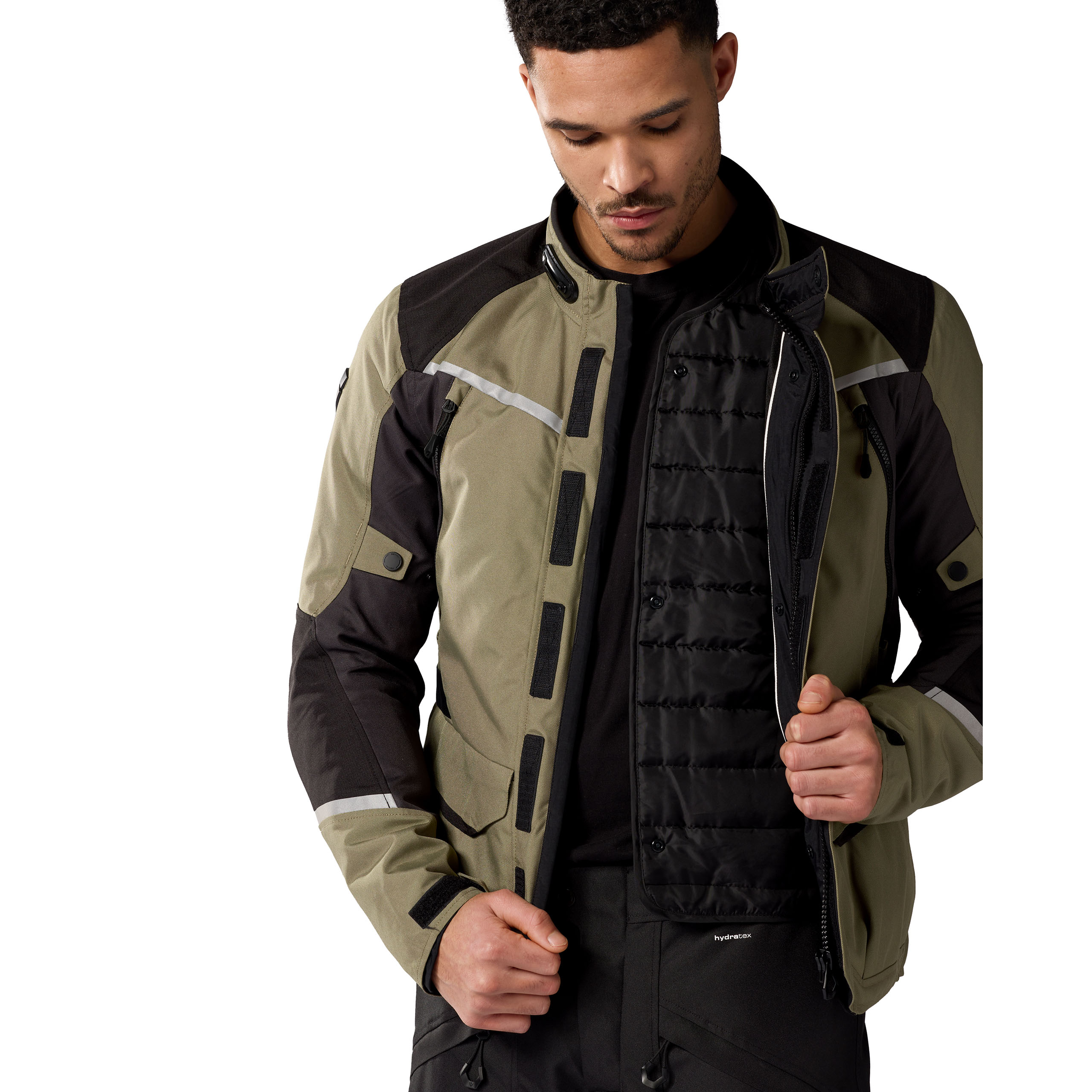 REV'IT!-Voltiac 3 H2O Textiljacke grün/anthrazit XXL-0000786999085012