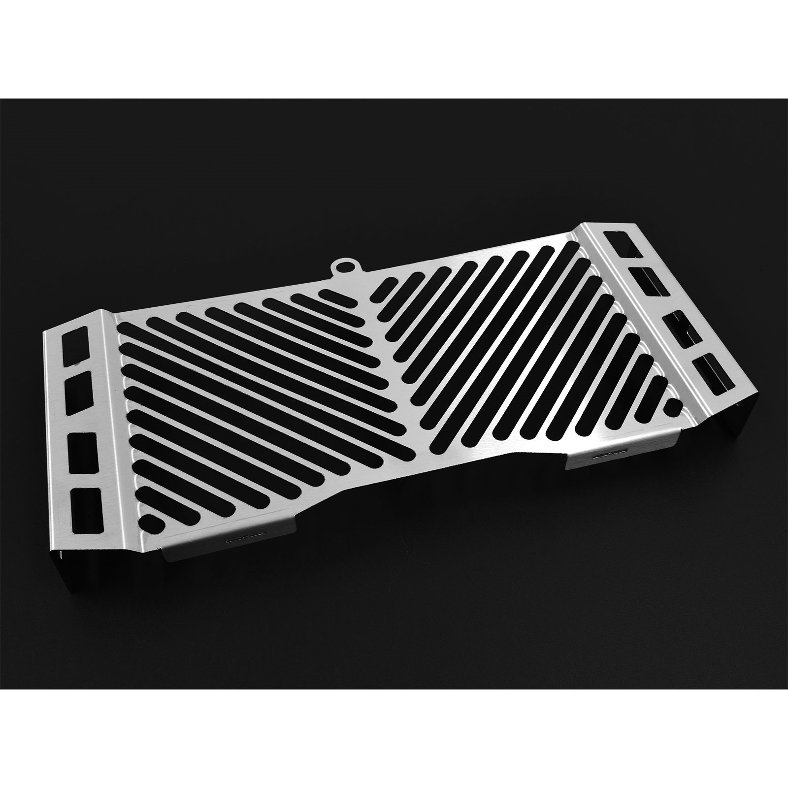 Zieger Kühlerabdeckung Clean silber für Honda CBF 600 /S 2004-2007 - Motorradteile & Ersatzteile - Verkleidungen & Abdeckungen