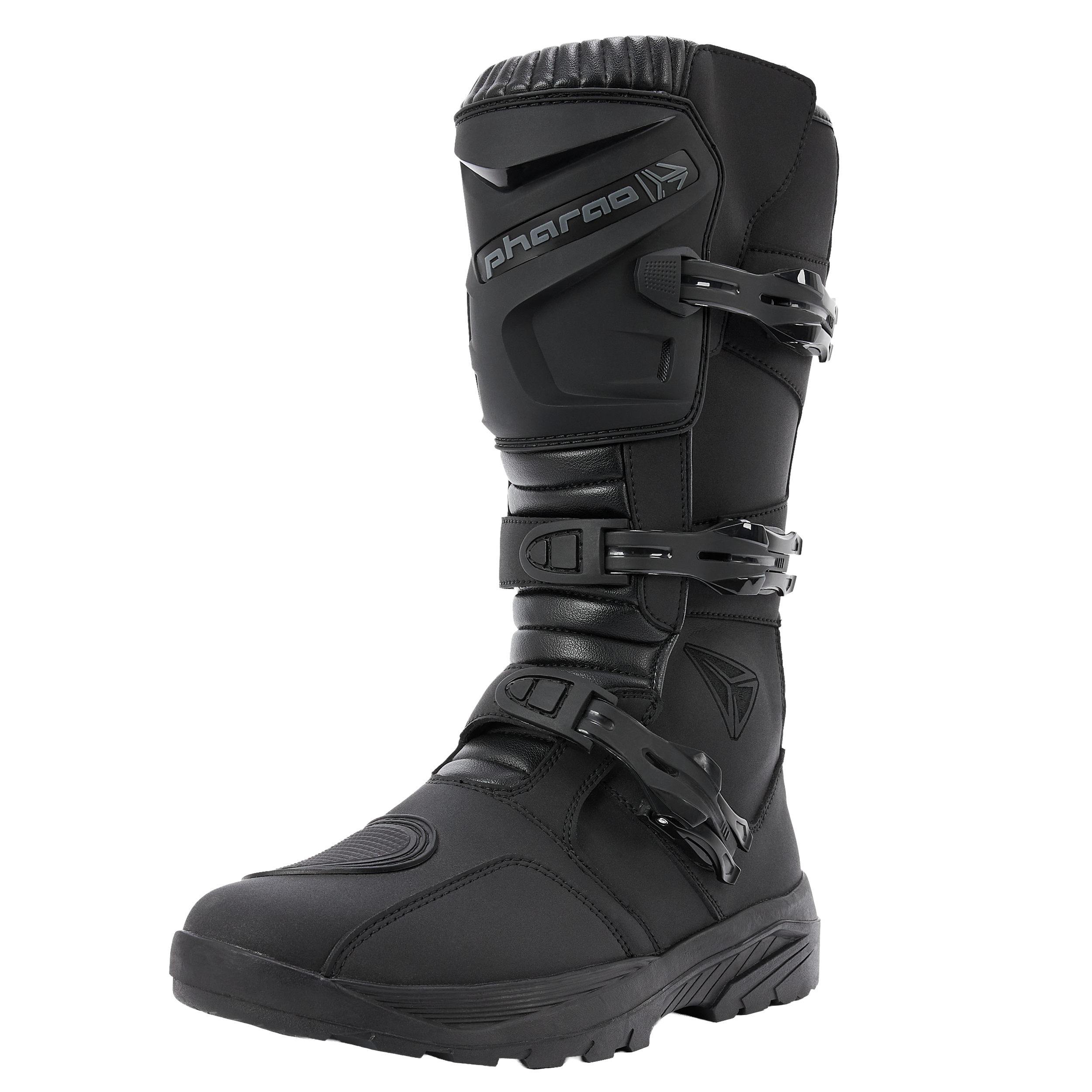 Pharao Robson WP motorcycle boots long black